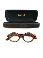 画像をギャラリービューアに読み込む, 【 銘品晴夫作 】    ME-25 Celluloid Round Glass
