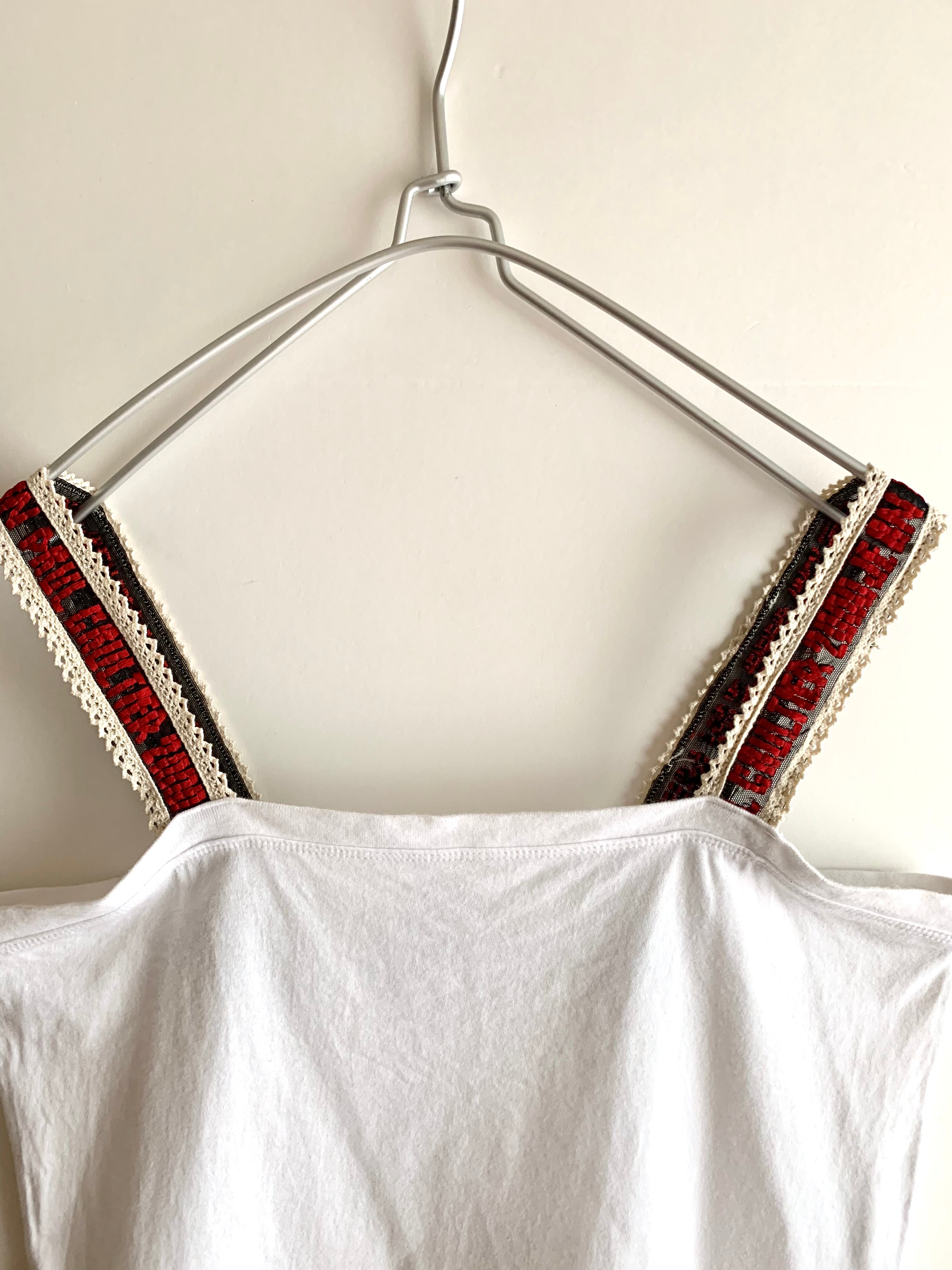 【 Jean Paul Gaultier 】Logo Design Camisole