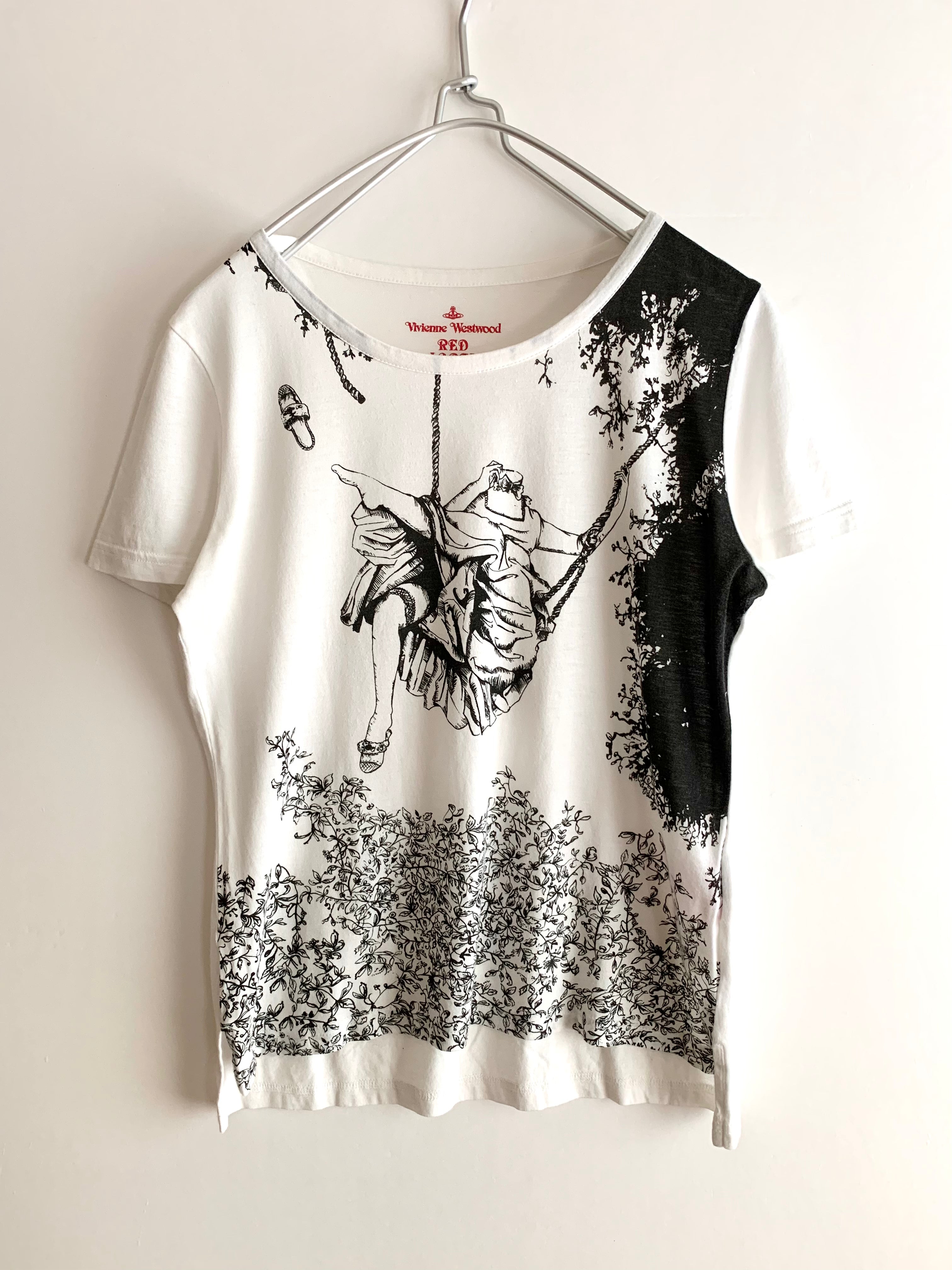 【 Vivienne Westwood Red label 】Shoe flying Headless Girl  T-shirts