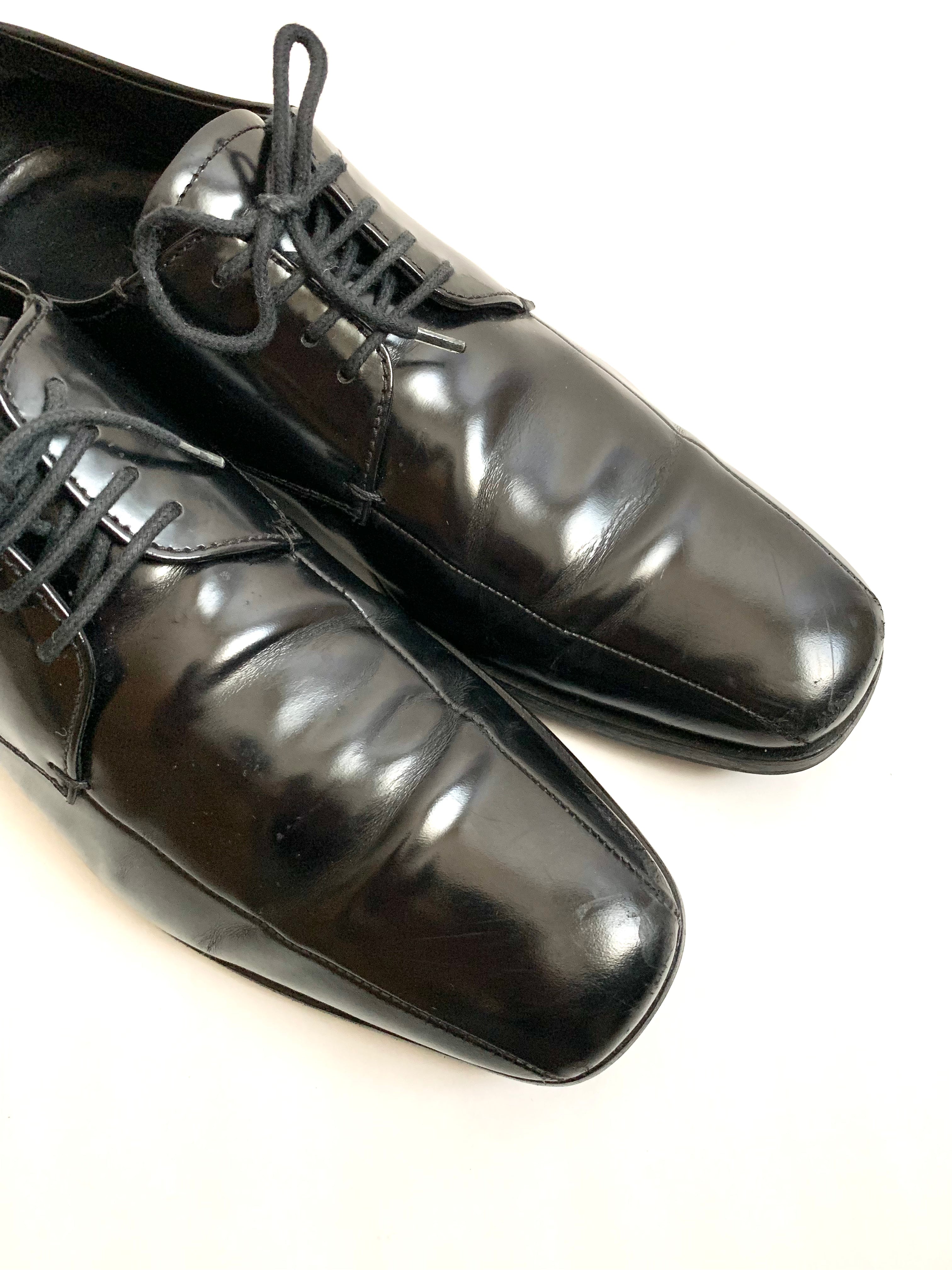 【 PRADA 】Square toe Dress Shoese