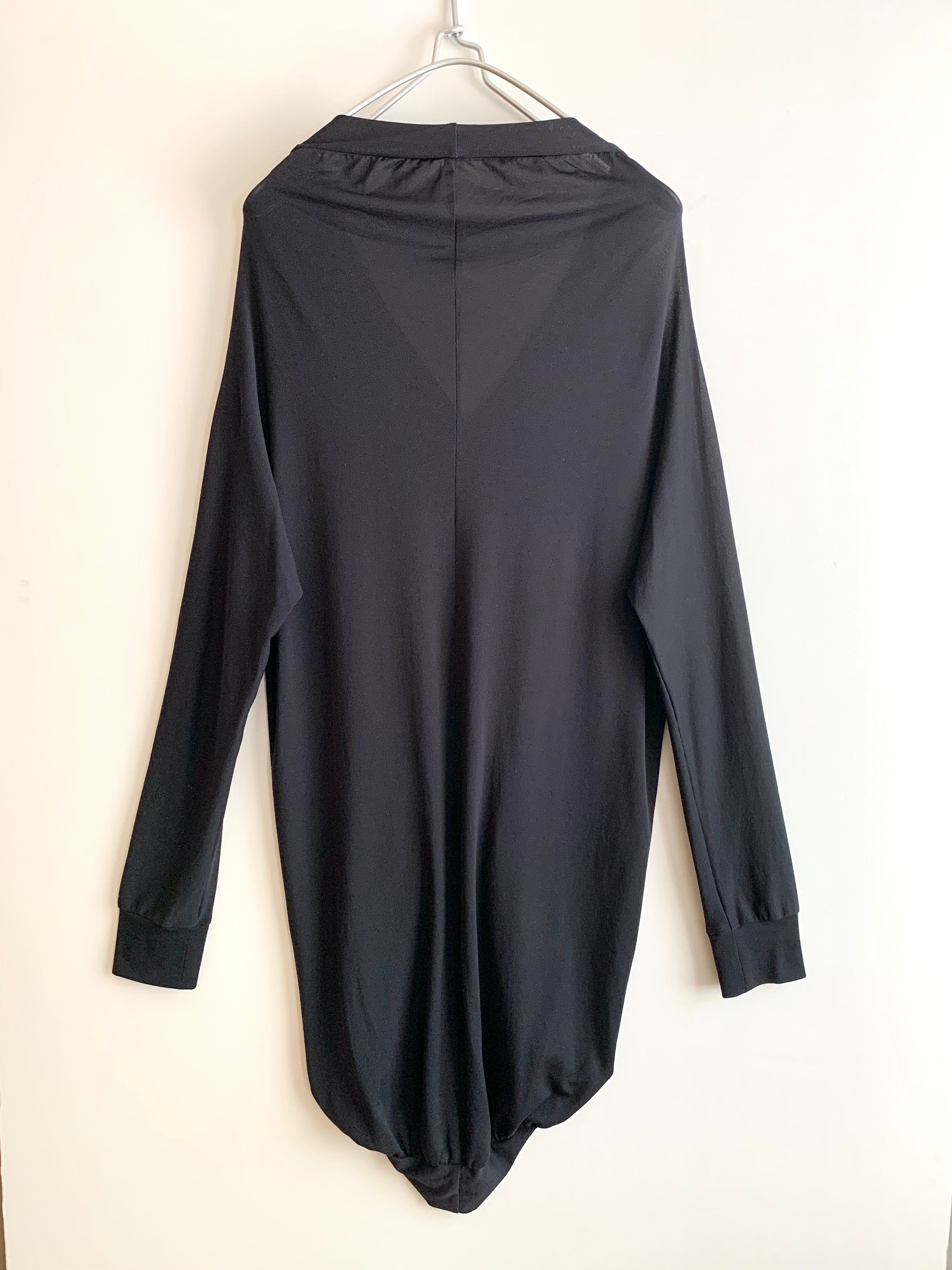 【 Yohji Yamamoto Noir 】Nylon Cardigan