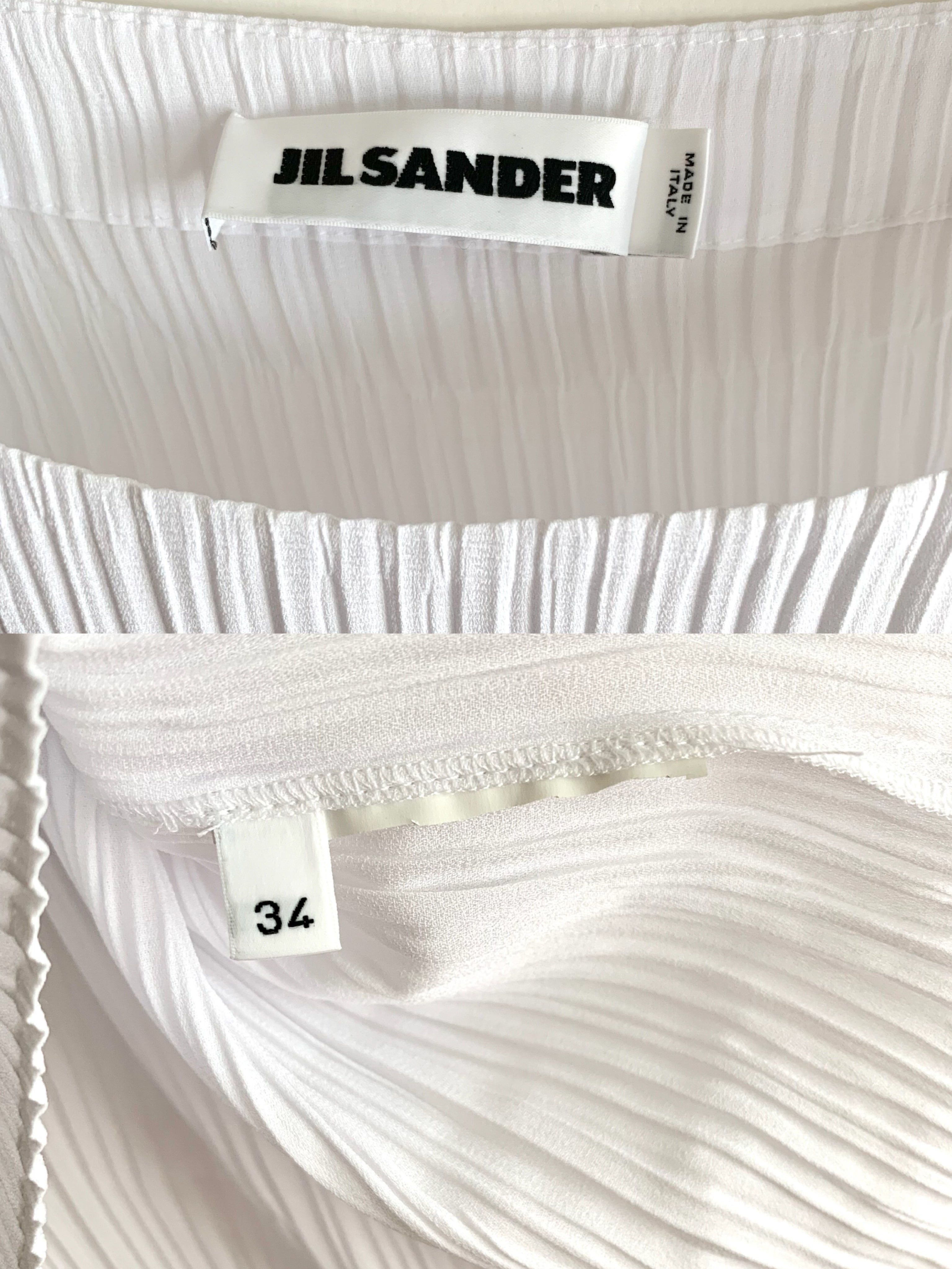 【 JIL SANDER 】Pleats T-Shirts