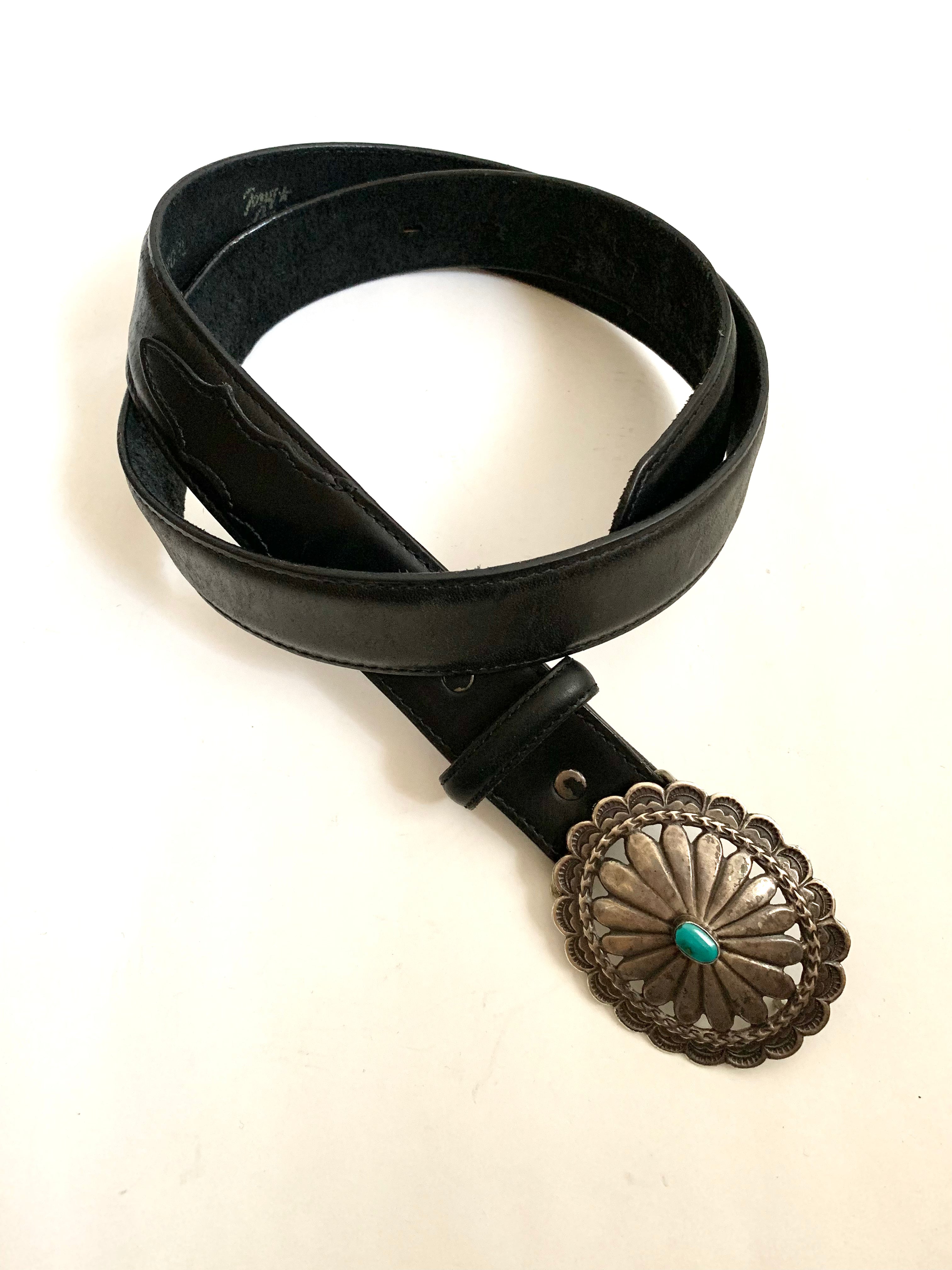 【 Tony Lama 】Concho Buckle Belt