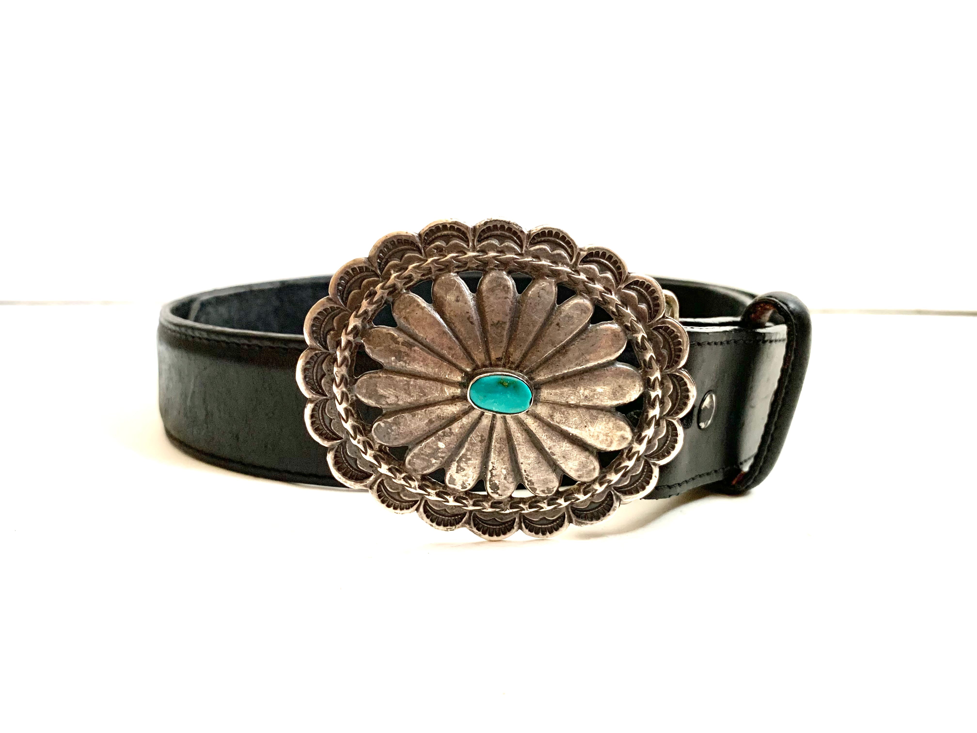 【 Tony Lama 】Concho Buckle Belt