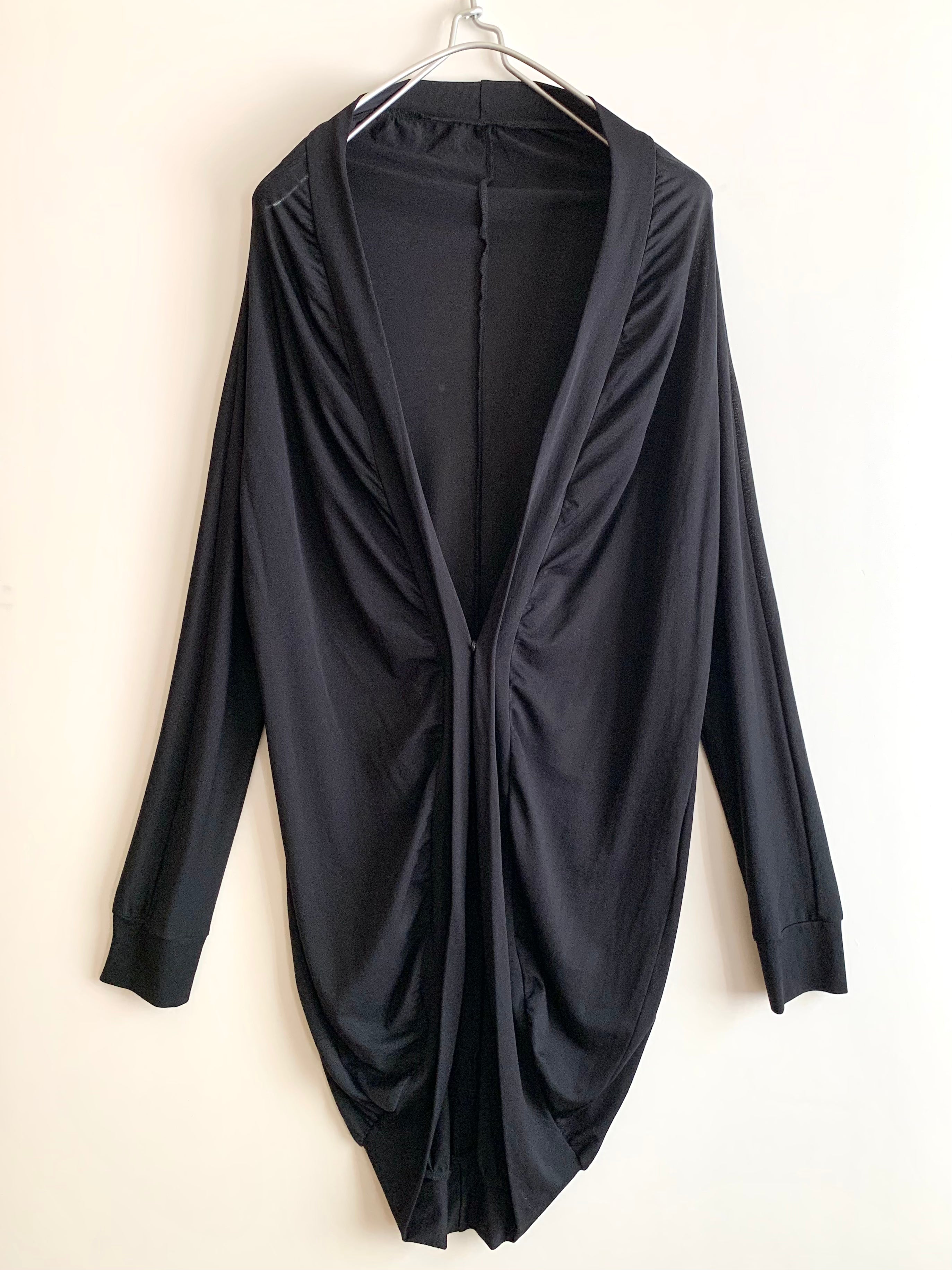 【 Yohji Yamamoto Noir 】Nylon Cardigan