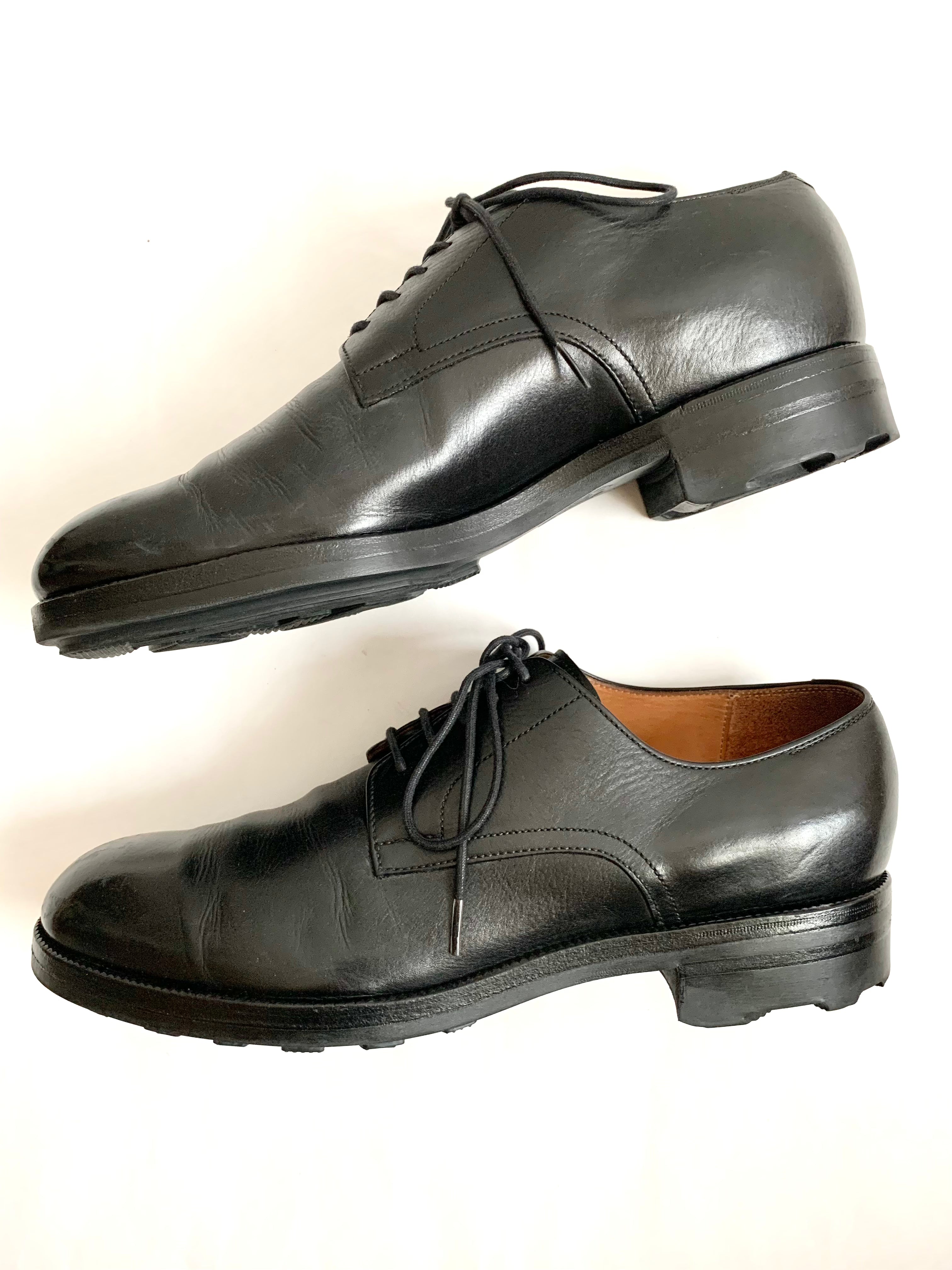 【 calzeria HOSONO 】DERBY PLAIN TOE SHOES