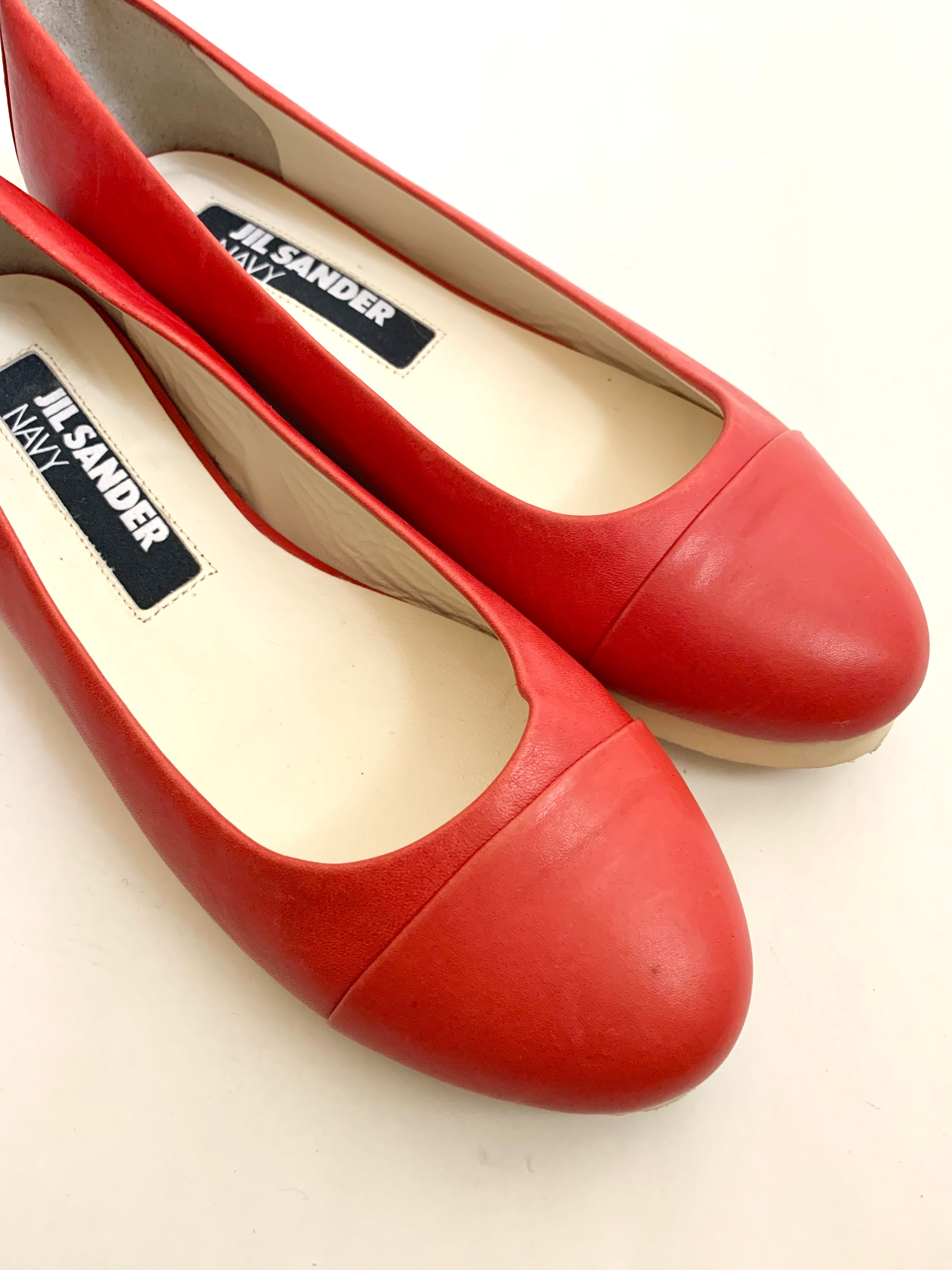 【 JIL SANDER NAVY 】Slip-on shoes