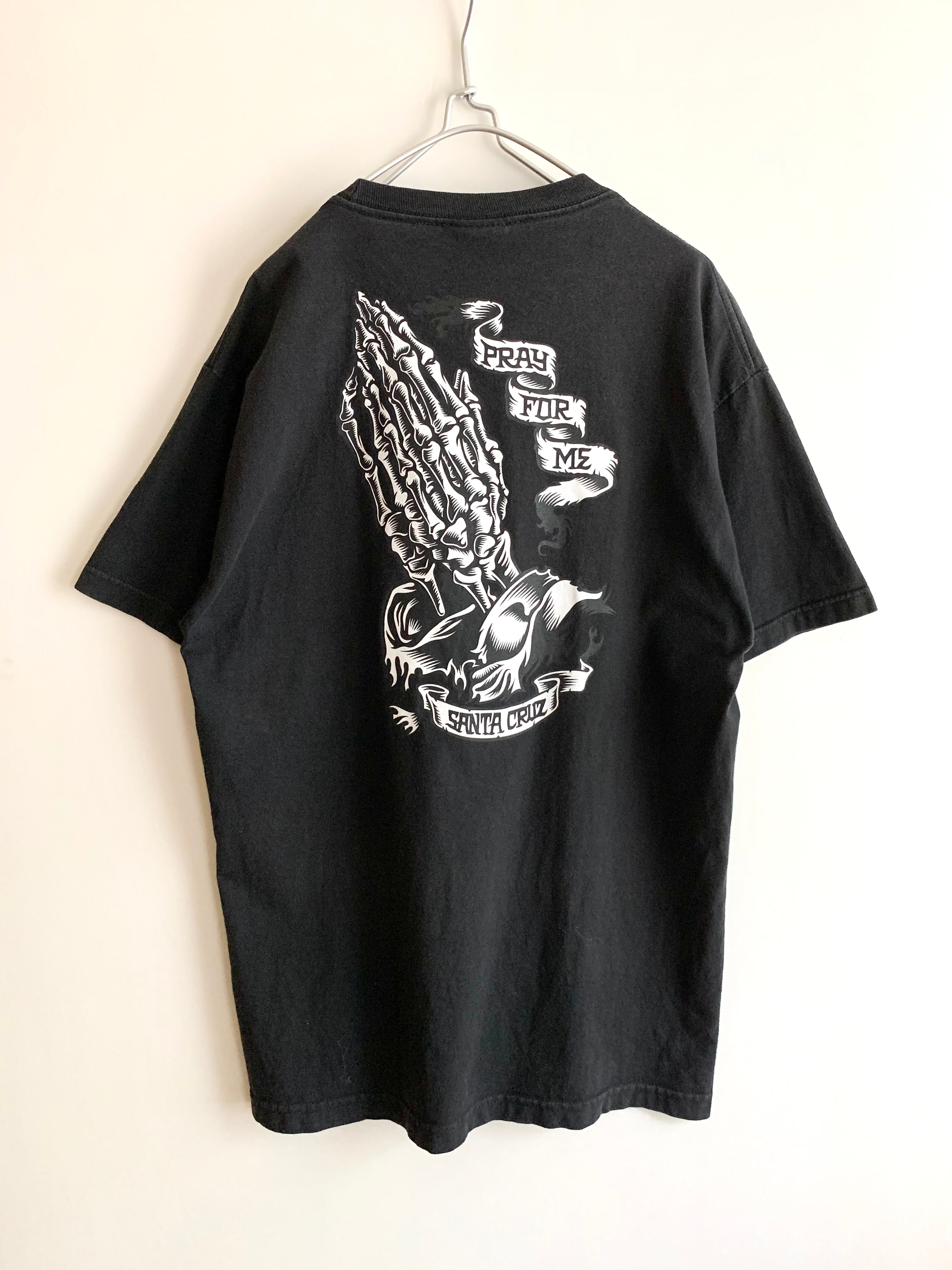 【 90s SANTA CRUZ 】"Pray for me "T-shirt