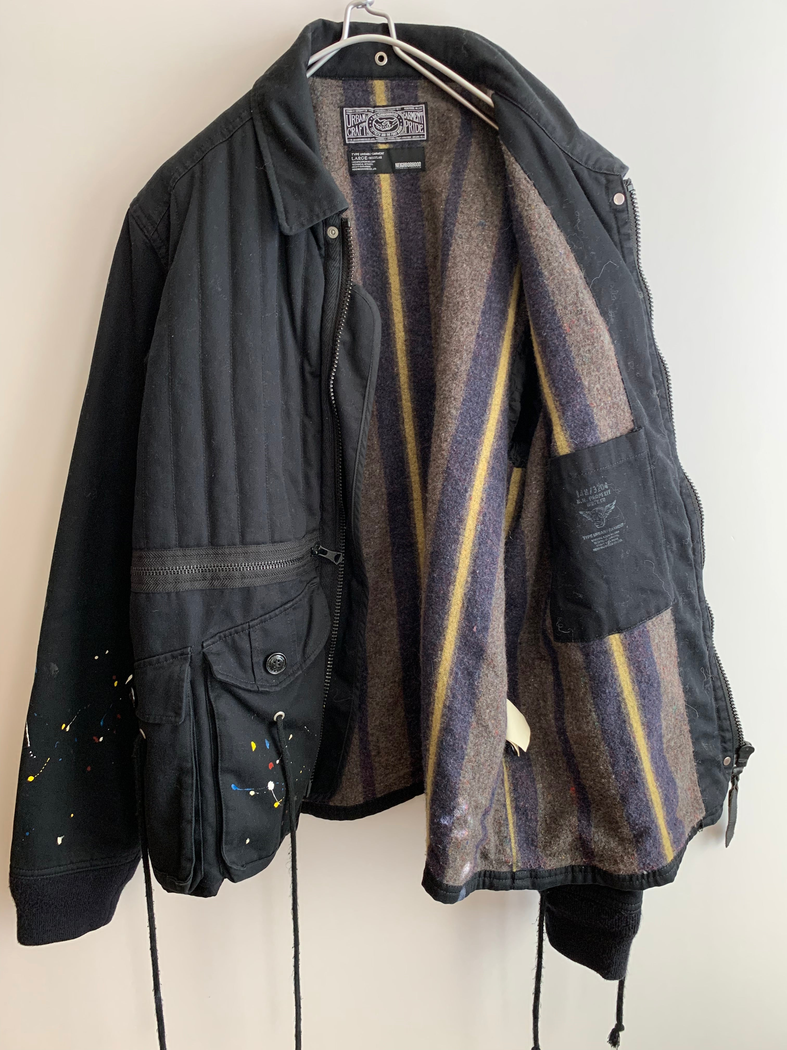 【 NEIGHBORHOOD 】 PAINT JACKET