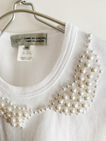 画像をギャラリービューアに読み込む, 【 Jupe BY JACKIE × COMME des GARCONS 】Pearl design T-Shirts

