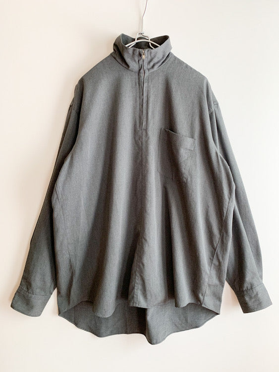 【 COMME des GARCONS SHIRT 】Harf zip pull over shirs