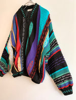 画像をギャラリービューアに読み込む, 【 90s Vintage 】 3D Knit Jacket
