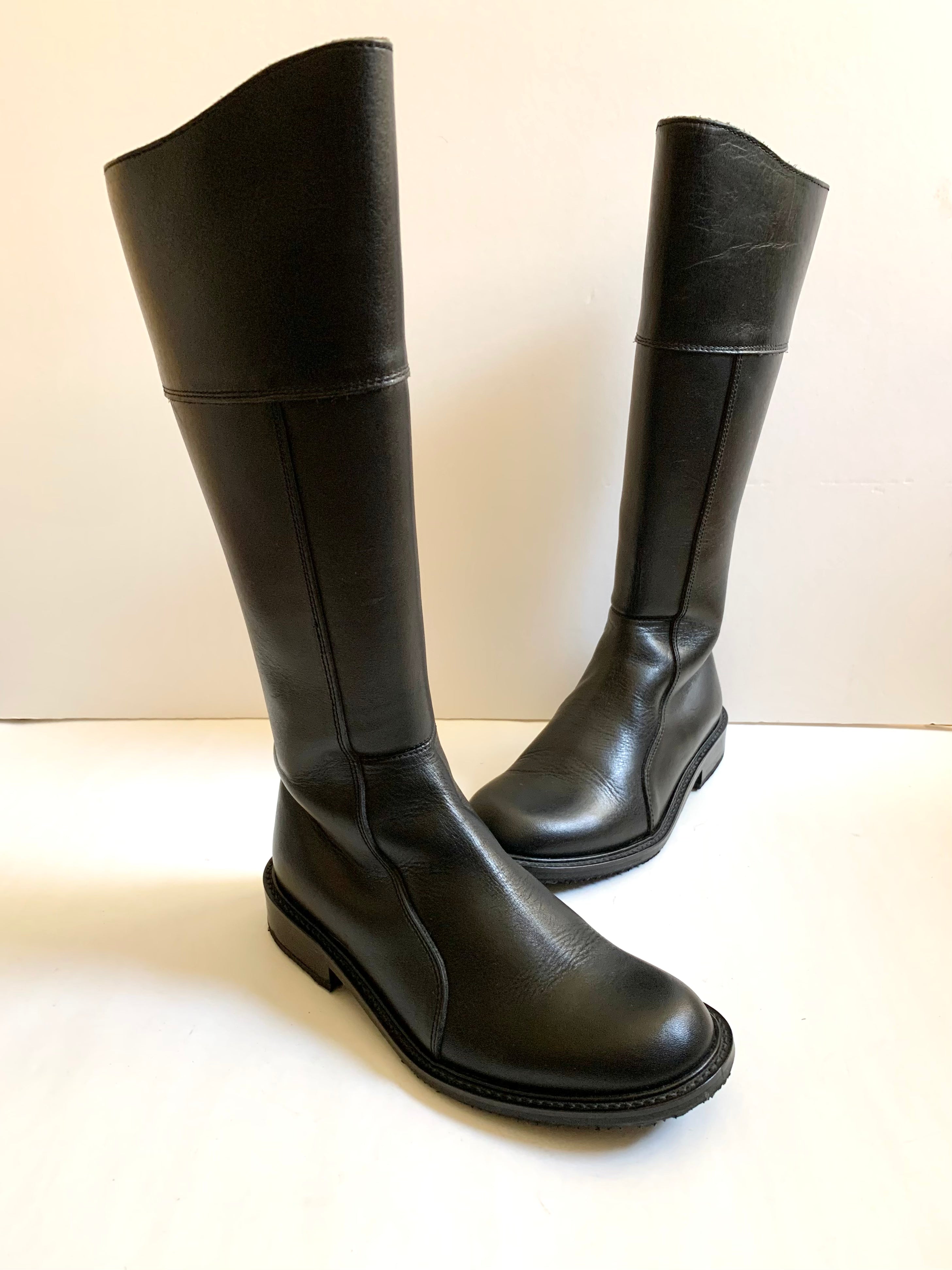 【 Y's yohji  yamamoto 】Side zip Long Boots