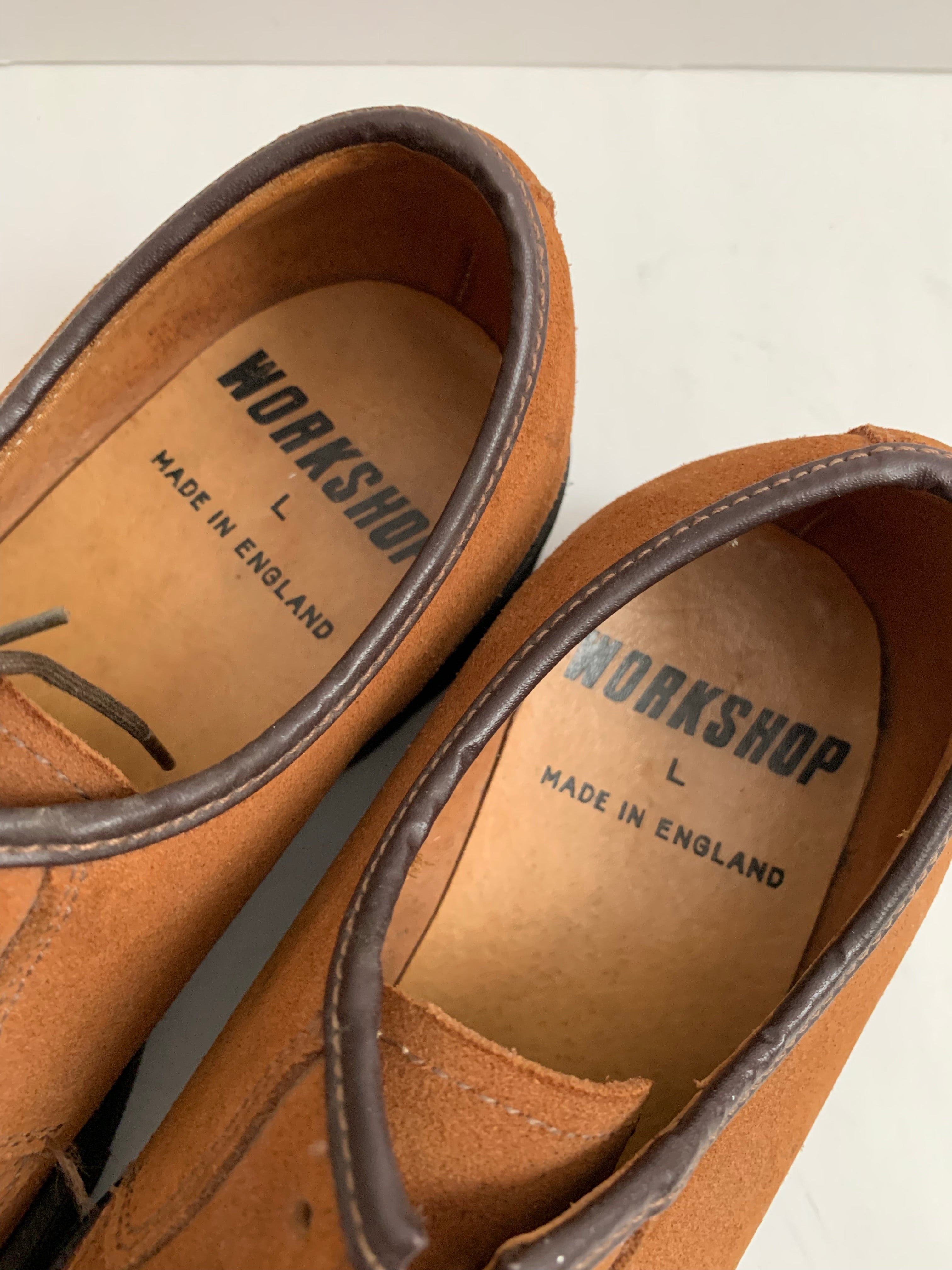 【WORK SHOP (Yohji Yamamoto】 SUEDE SHOSE