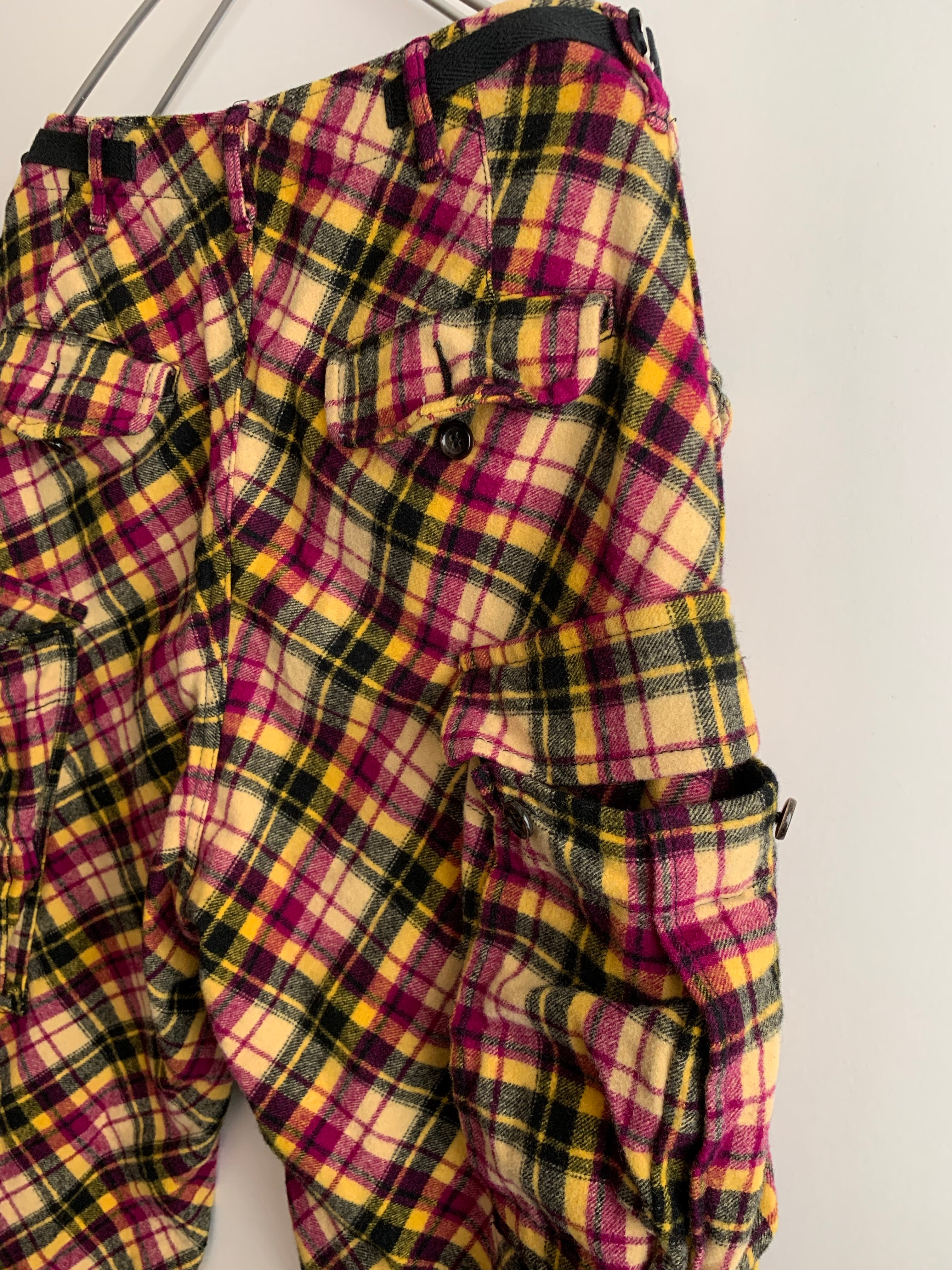 【 tricot COMME des GARCONS 】 CHECK WOOL PANTS