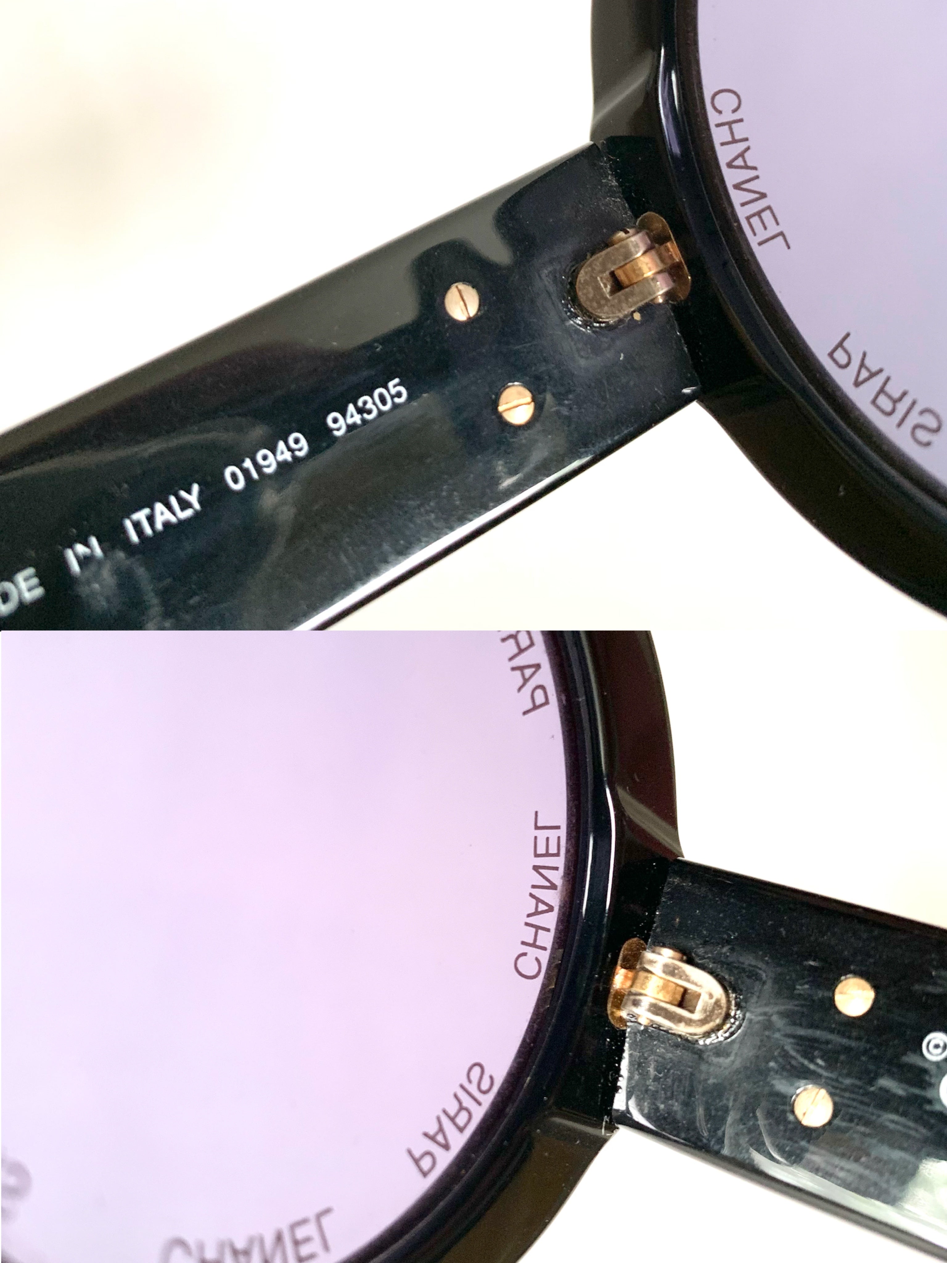 【 VINTAGE CHANEL 】LOGO Design Sunglasses