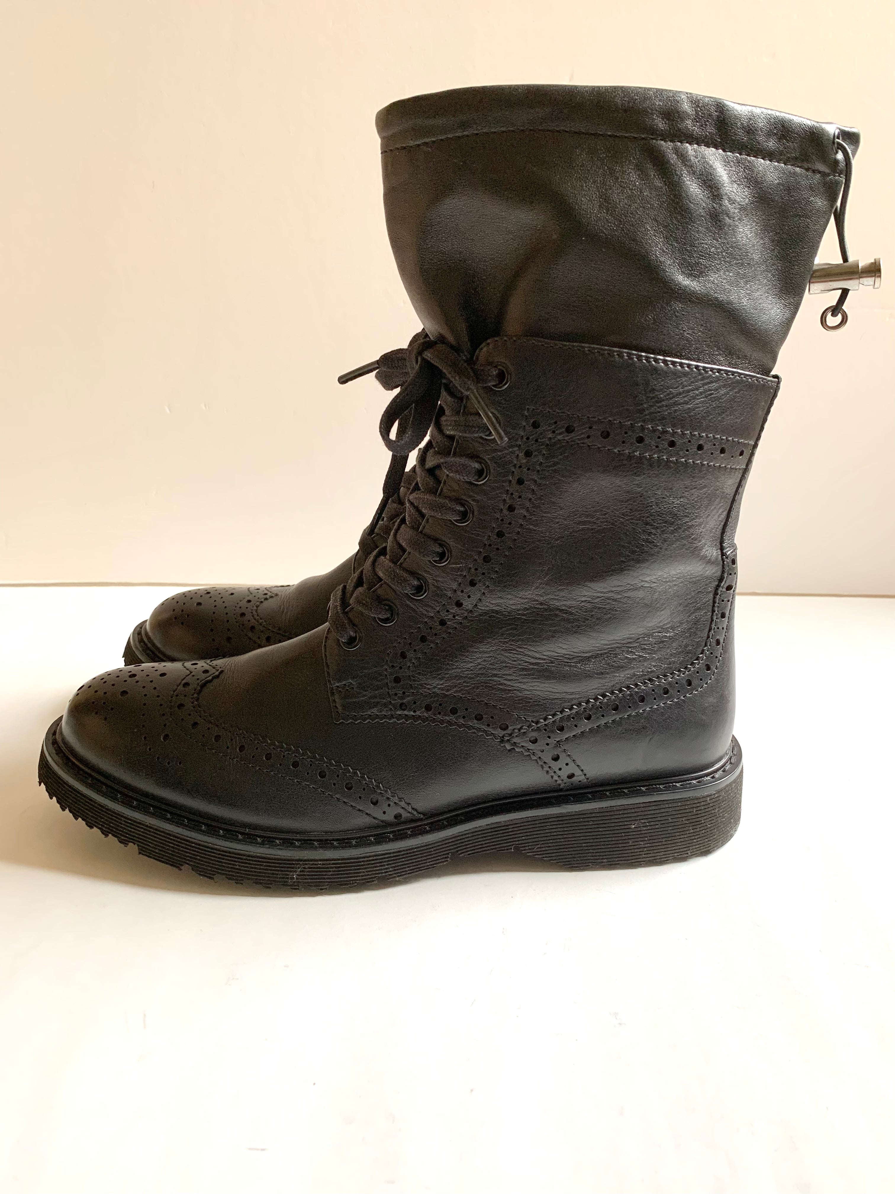 【 PRADA 】Wing tip Layerd Shoes