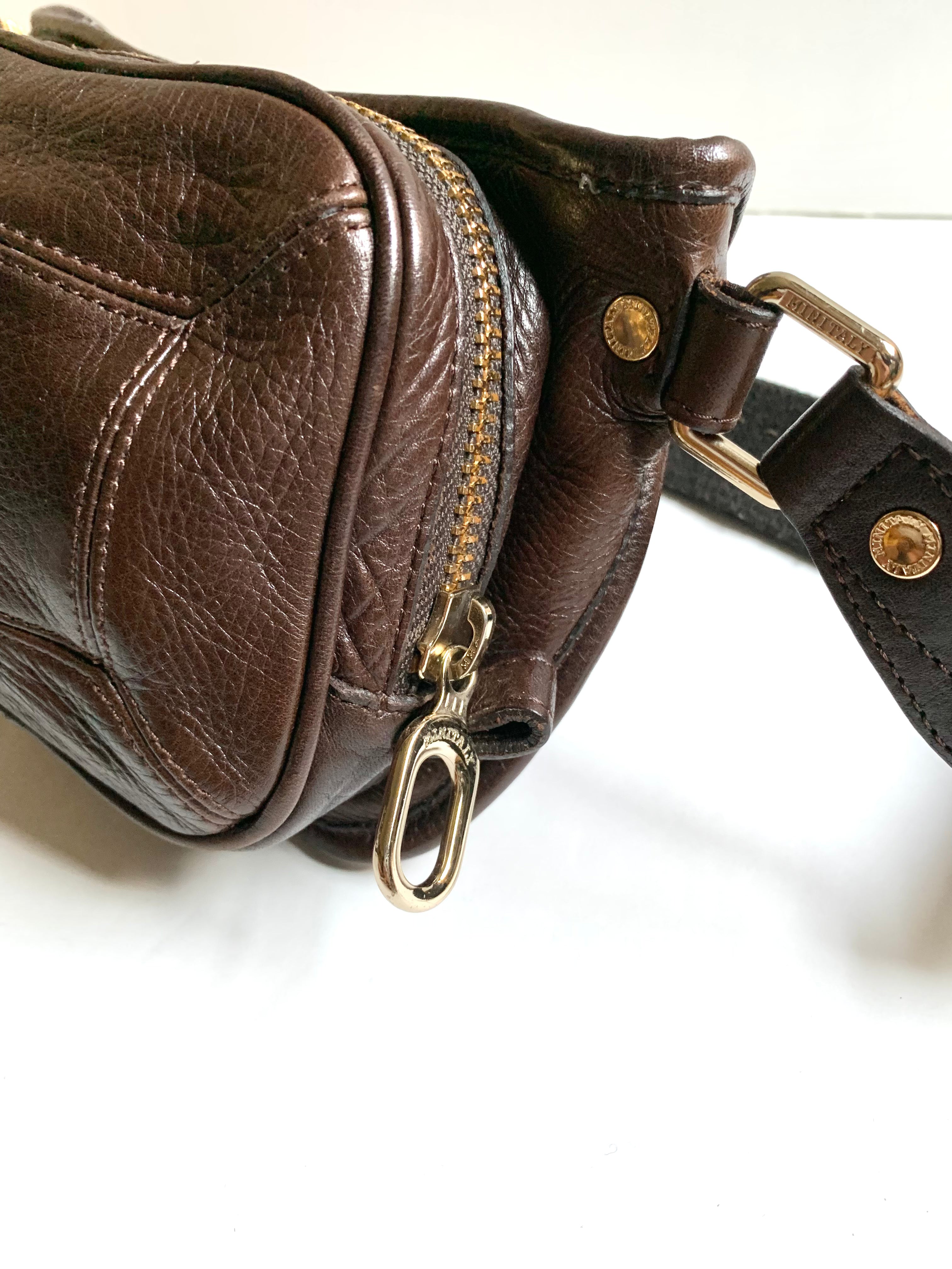 【 aniary minitaly 】Leather  Body Bag