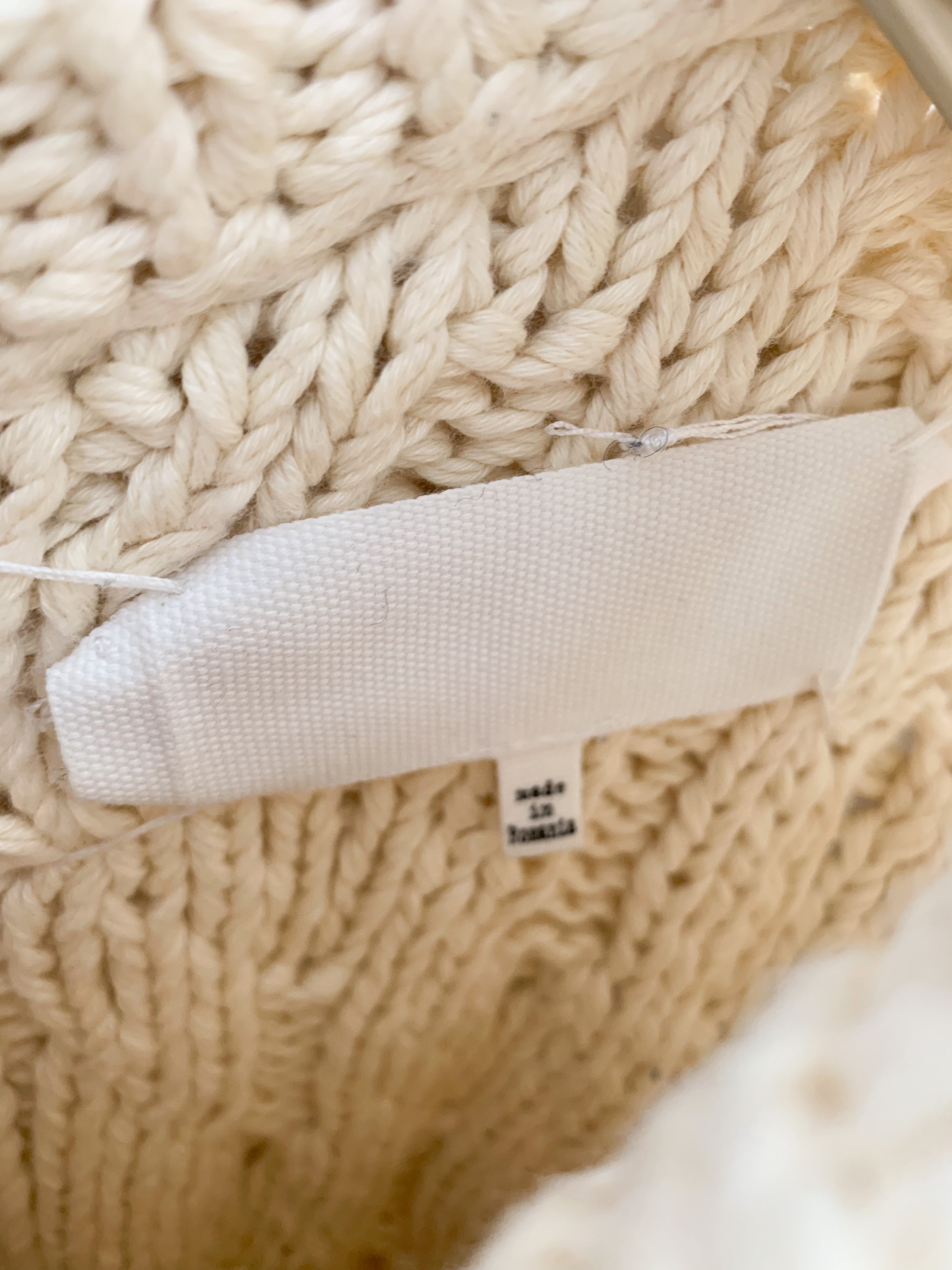 【 Maison Martin Margiela 】Cable knit cardigan