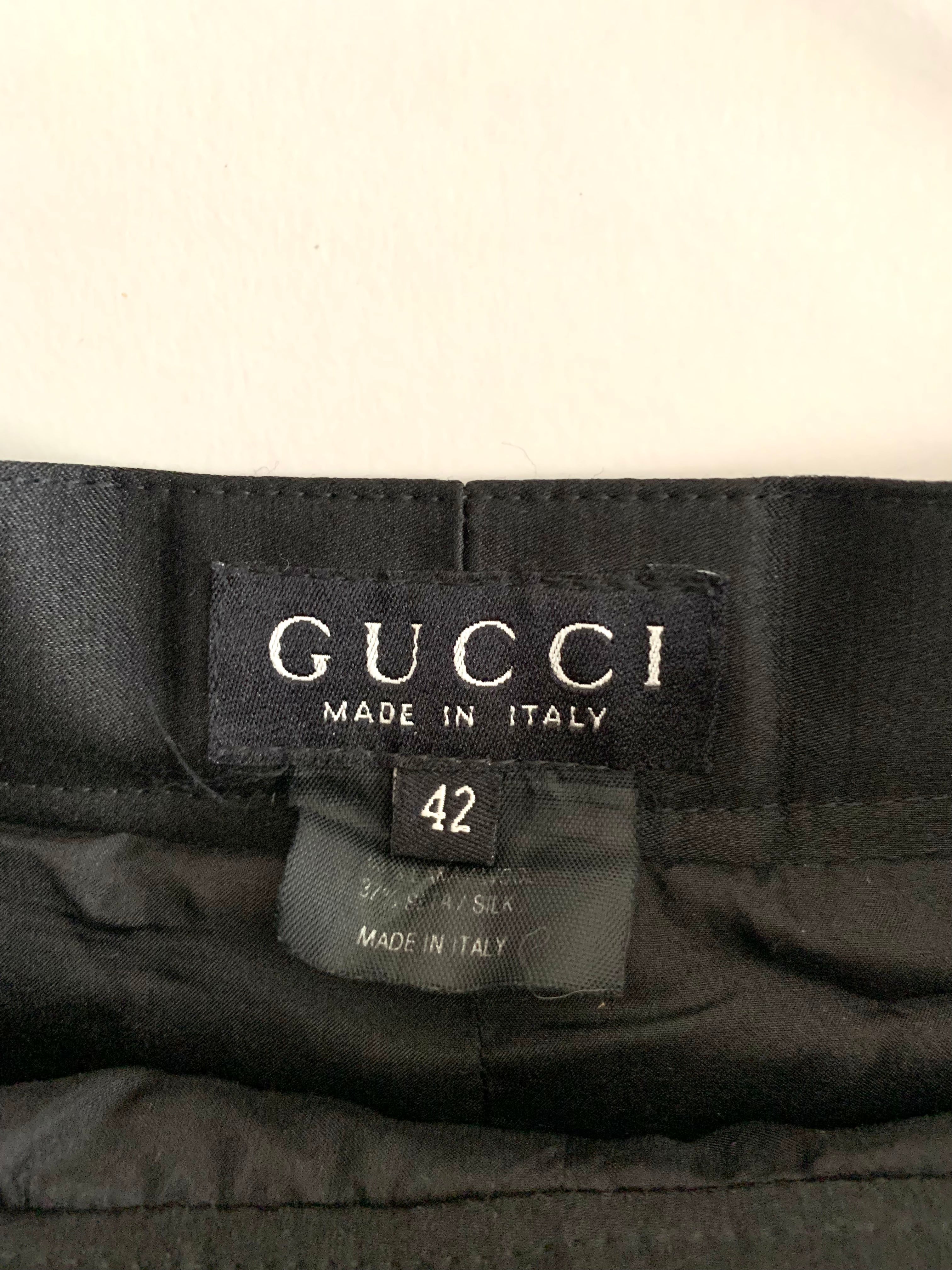 【 GUCCI 】tac silk dress Pants
