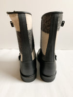 画像をギャラリービューアに読み込む, 【 YUKETEN 】Wool×Leather  Engineer Boots
