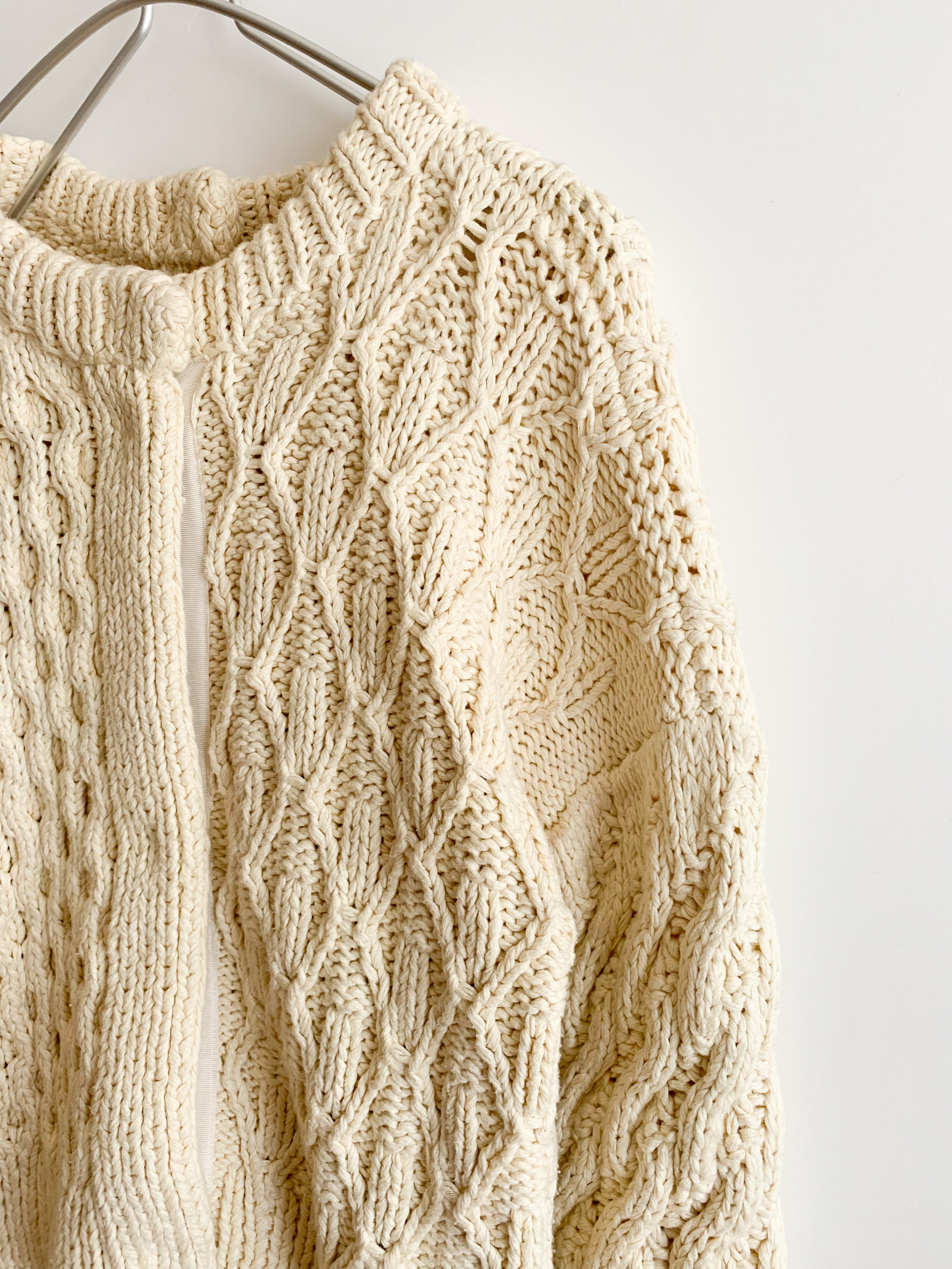 【 Maison Martin Margiela 】Cable knit cardigan