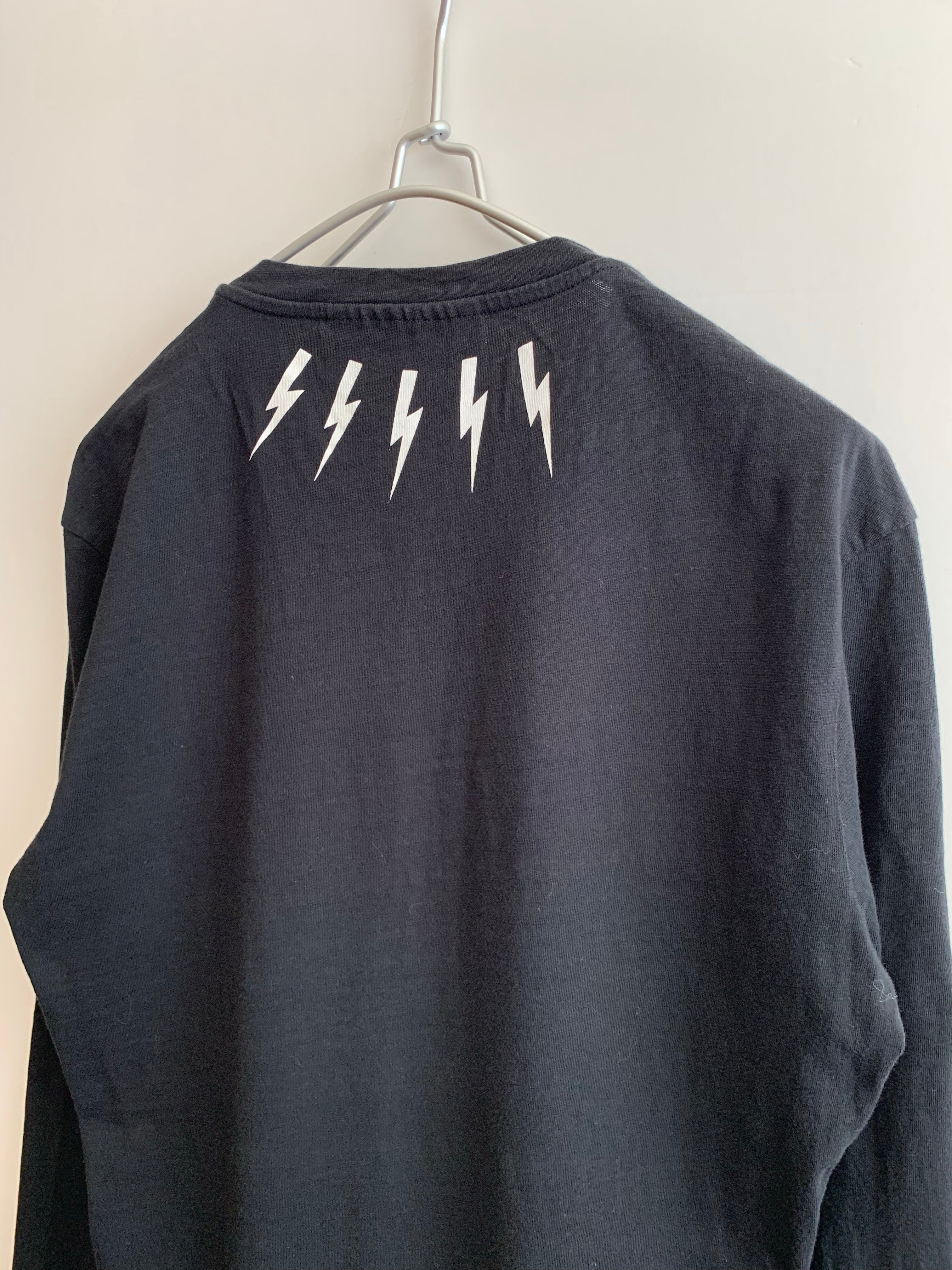 【 NeIL Barrett  】Thunderbolt LONG TEE