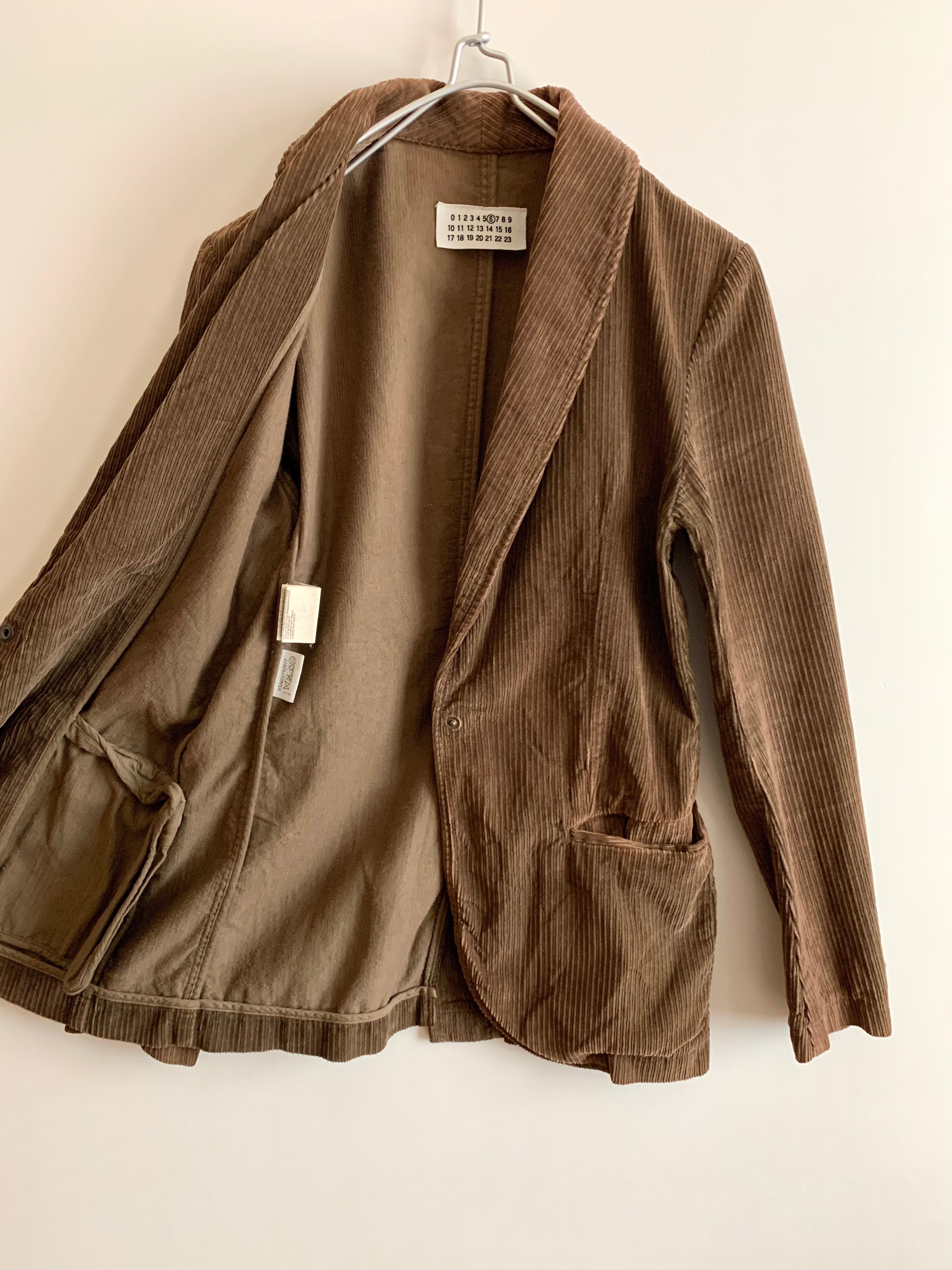 【 Maison Martin Margiela 】Corduroy Tailored Jacket