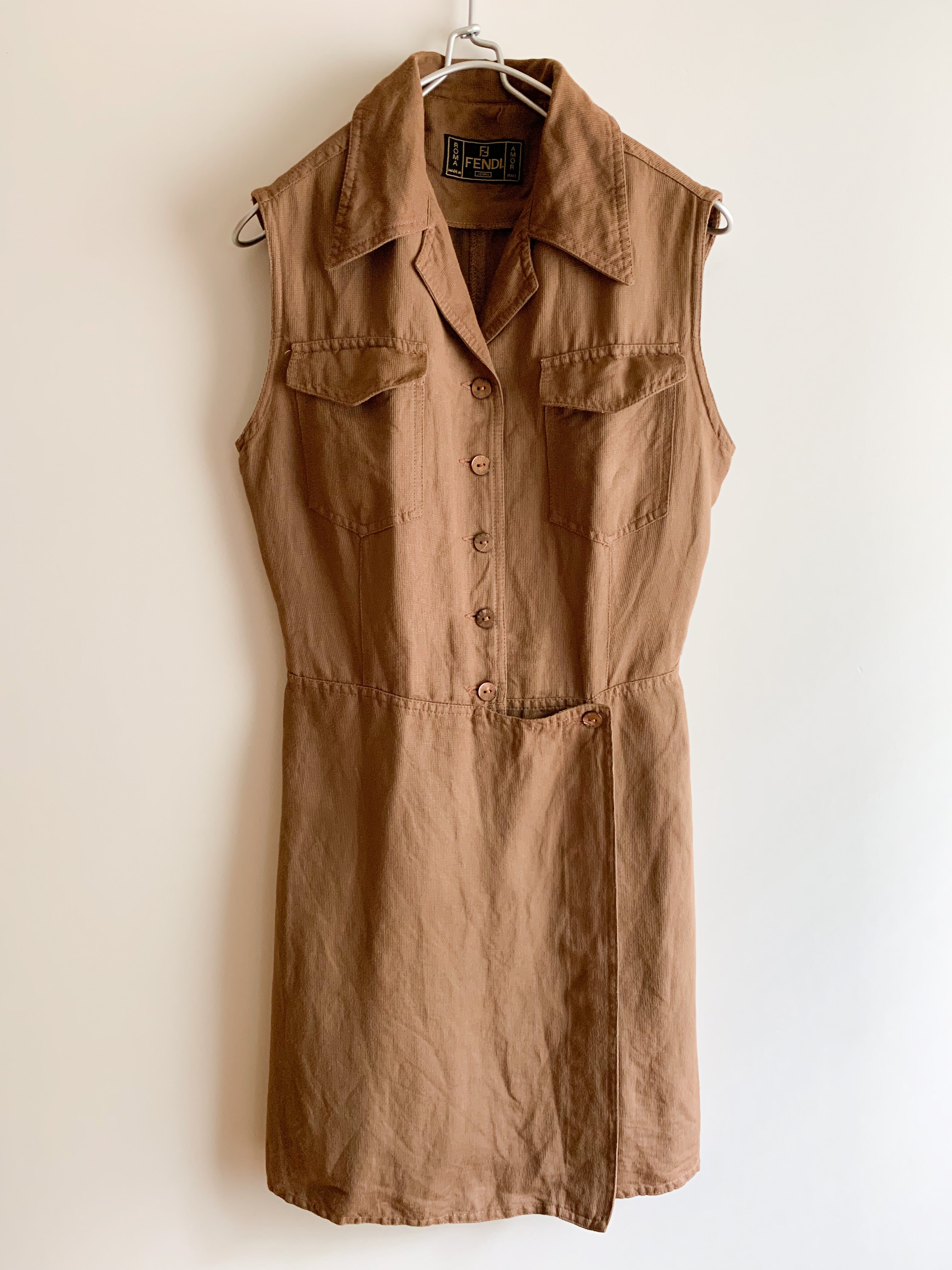 【 FENDI 】No Sleeve One Pieces