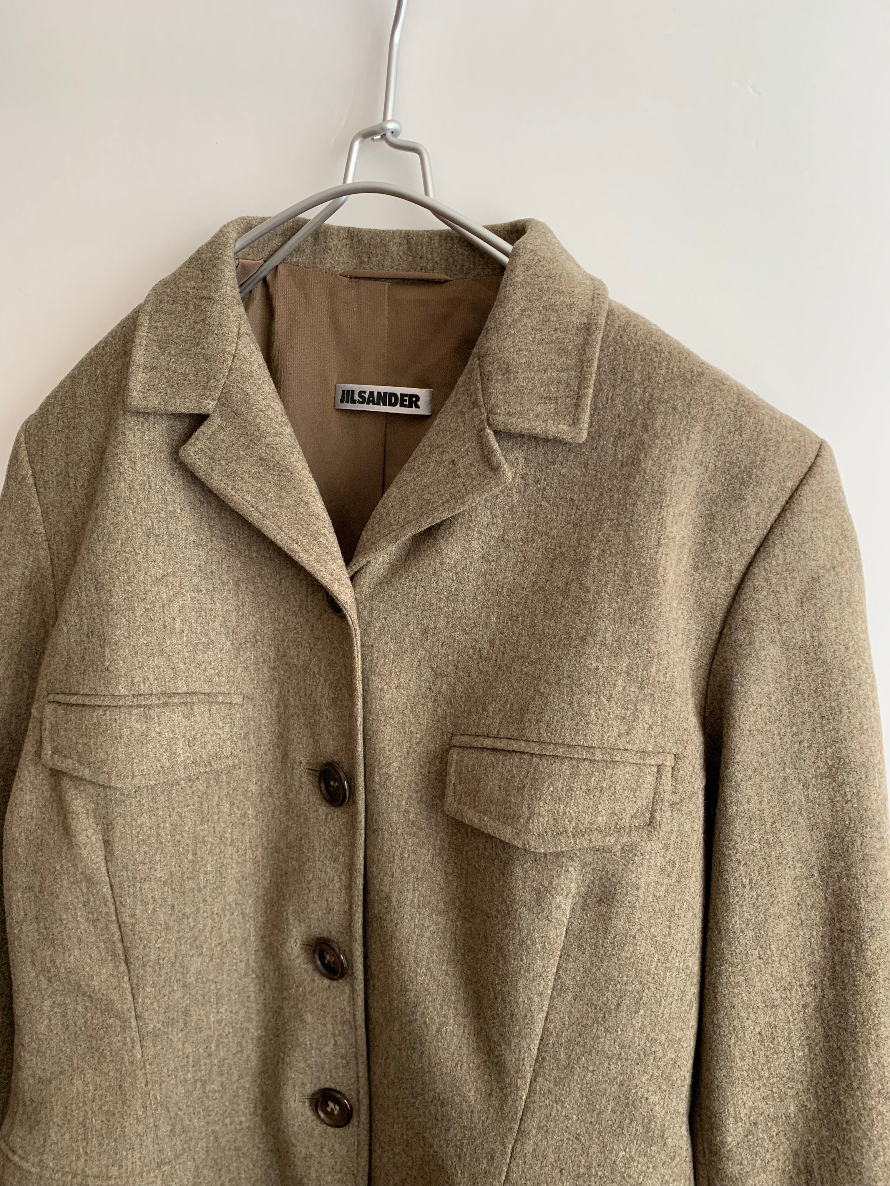 【 JIL SANDER 】 WOOL JACKET