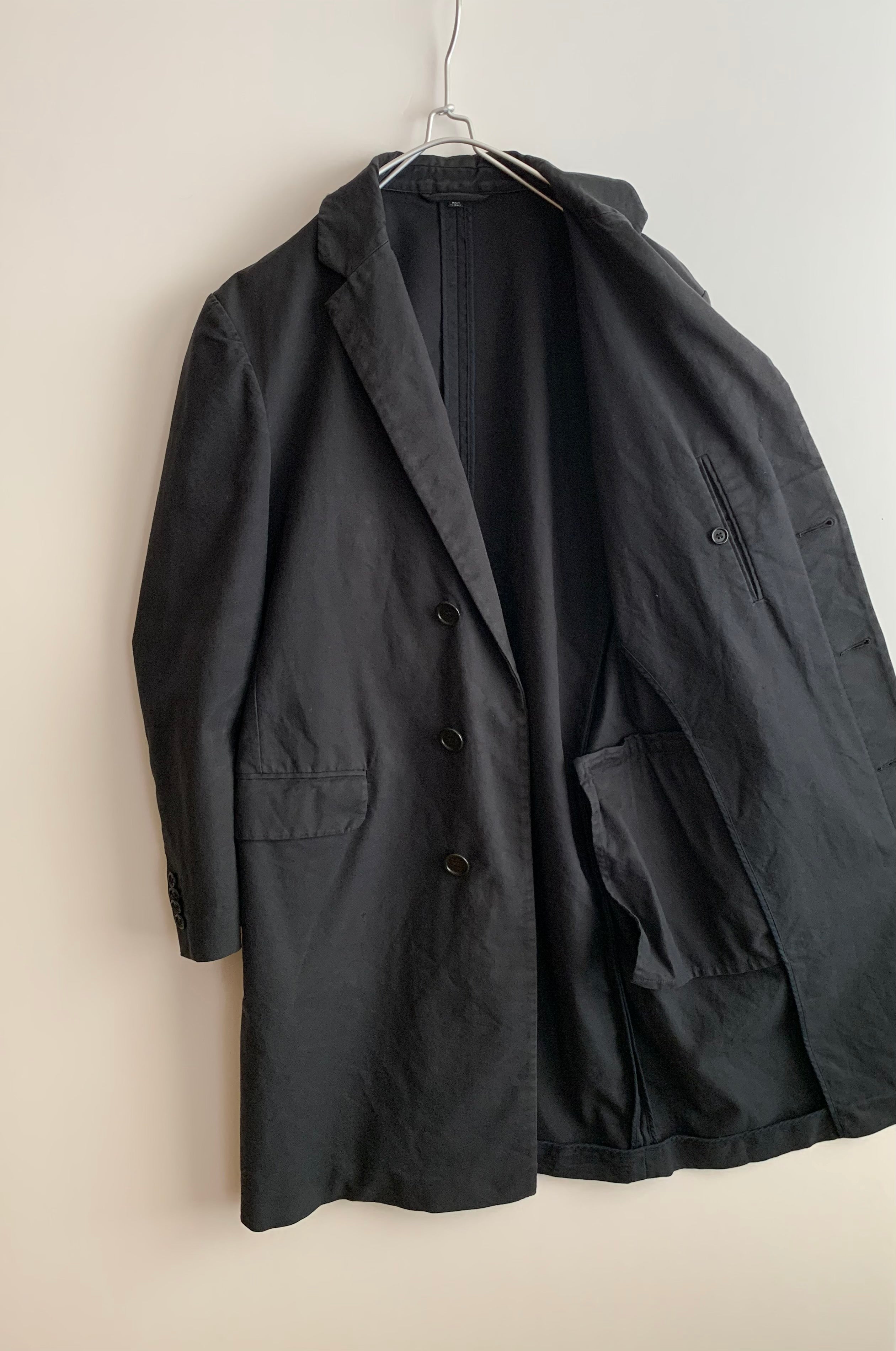 【 HELMUT LANG 】 BLACK LONG COAT