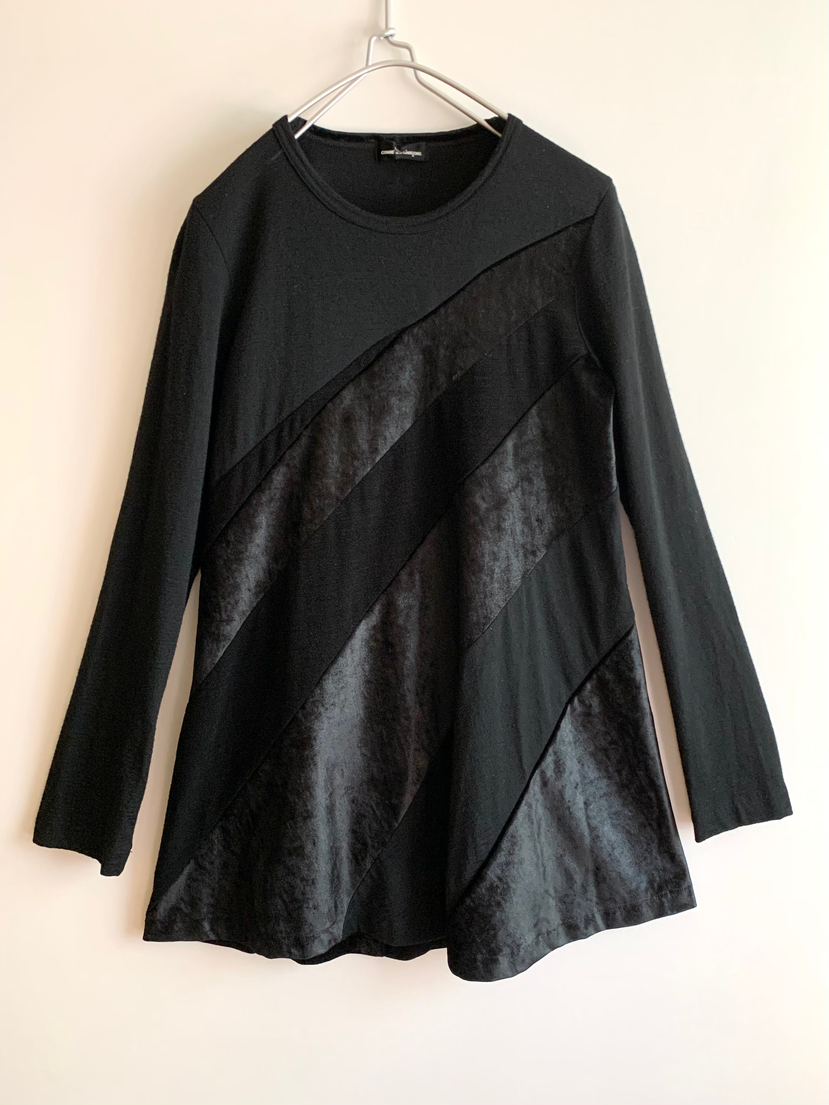 【 90s tricot COMME des GARÇONS 】Design cut saw