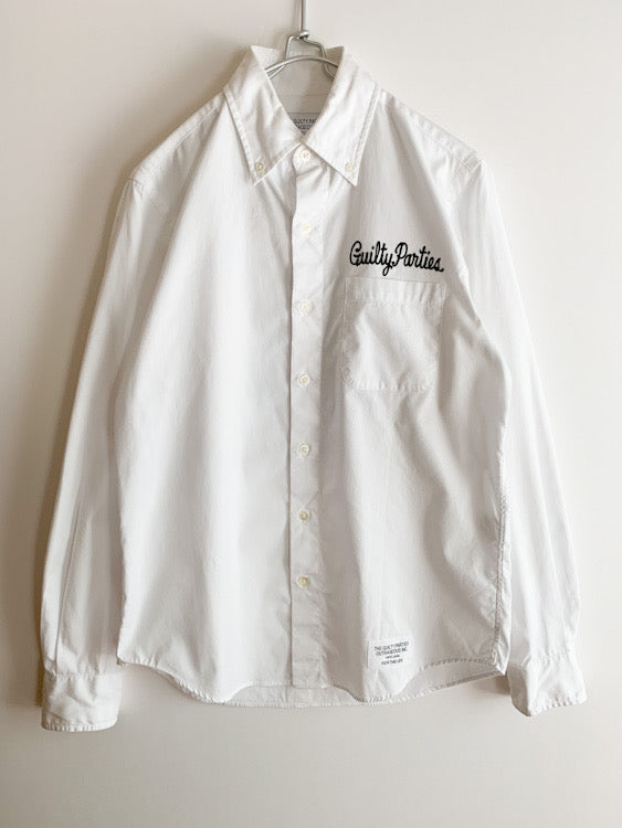 【 WACKO MARIA 】MARIA Print white Shirts