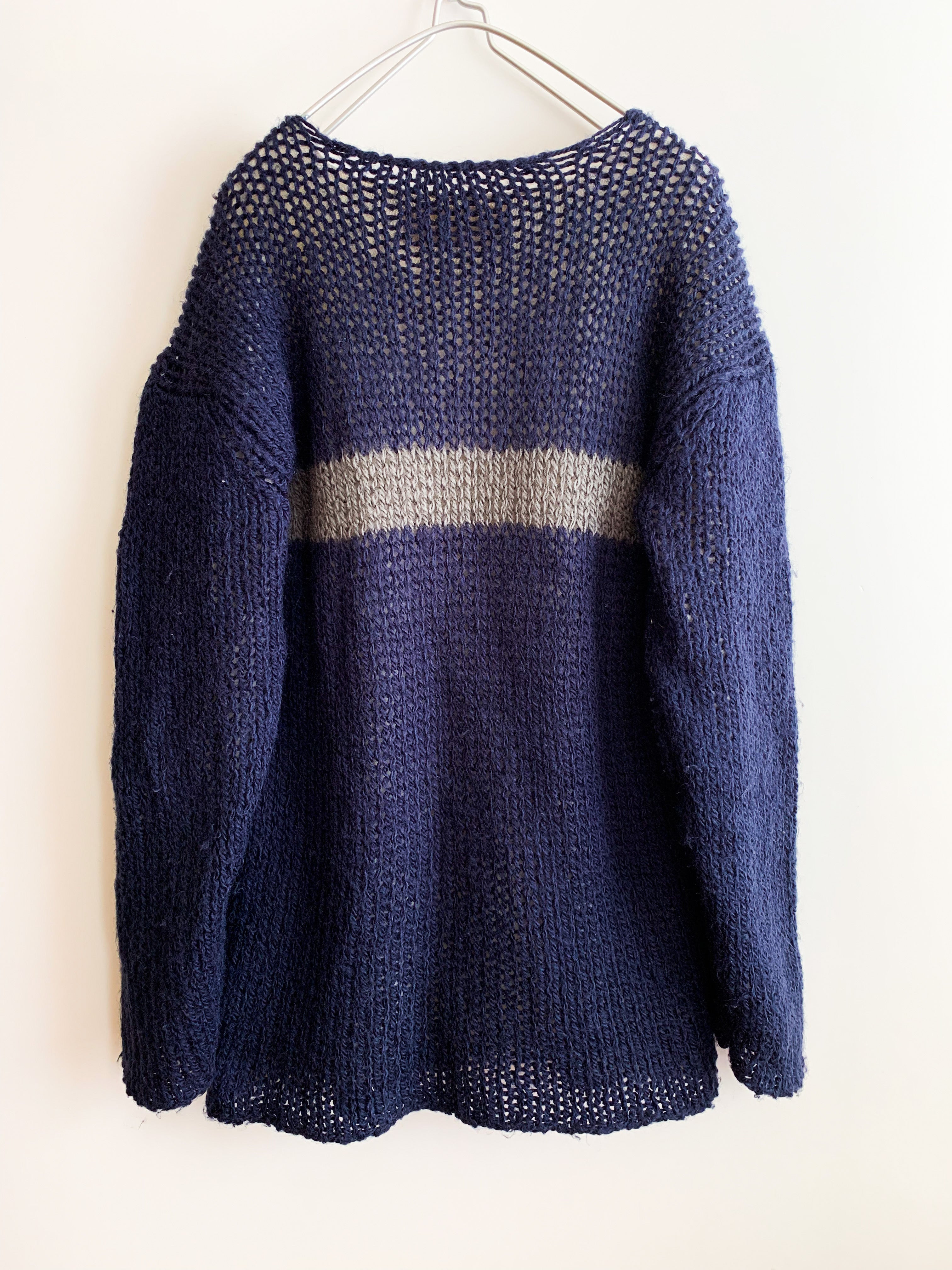 【 90s COMME des GARCONS HOMME HOMME 】Layered Style Knit