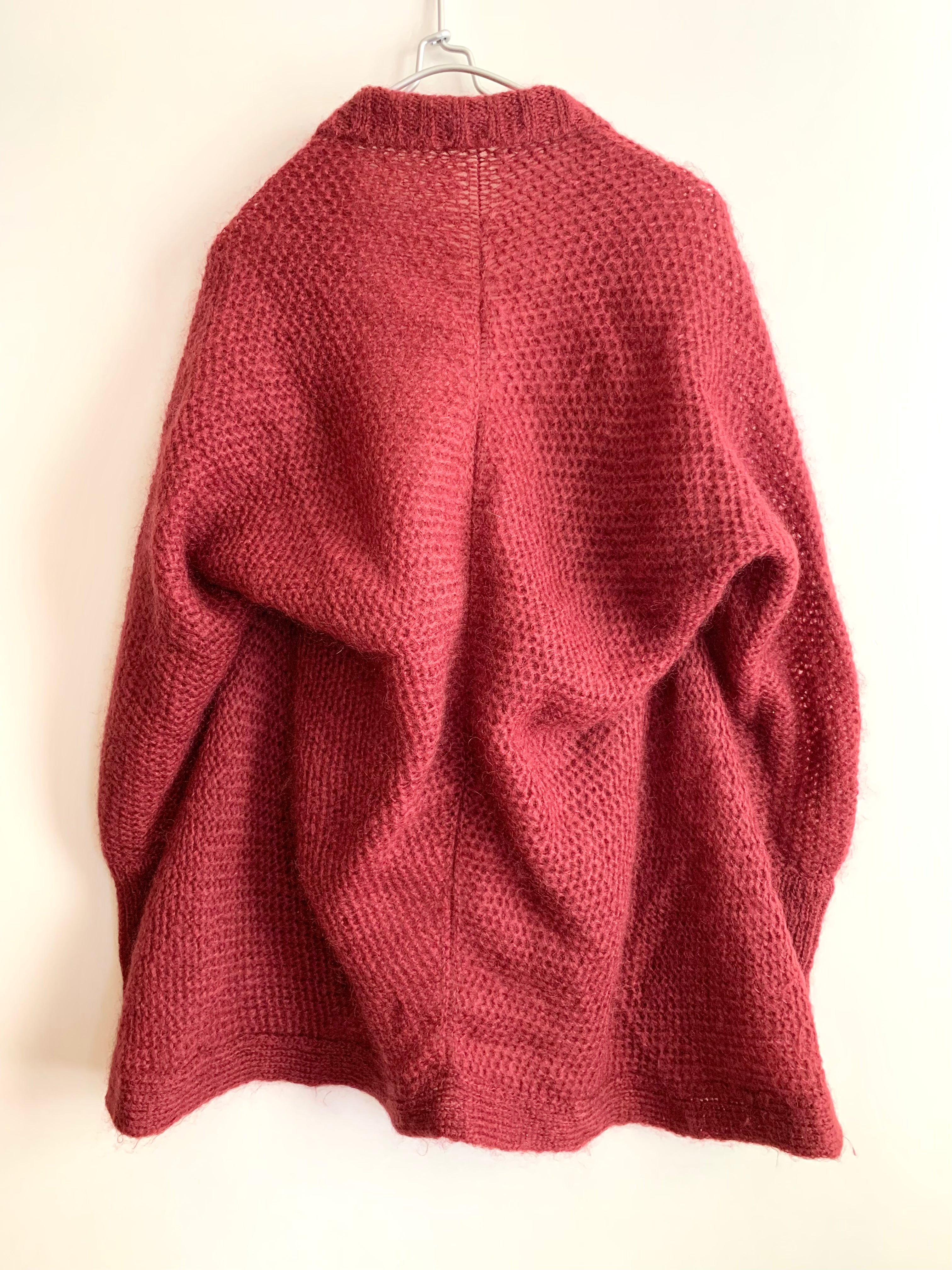 【 Y's yohji yamamoto 】 mohair knit cardigan