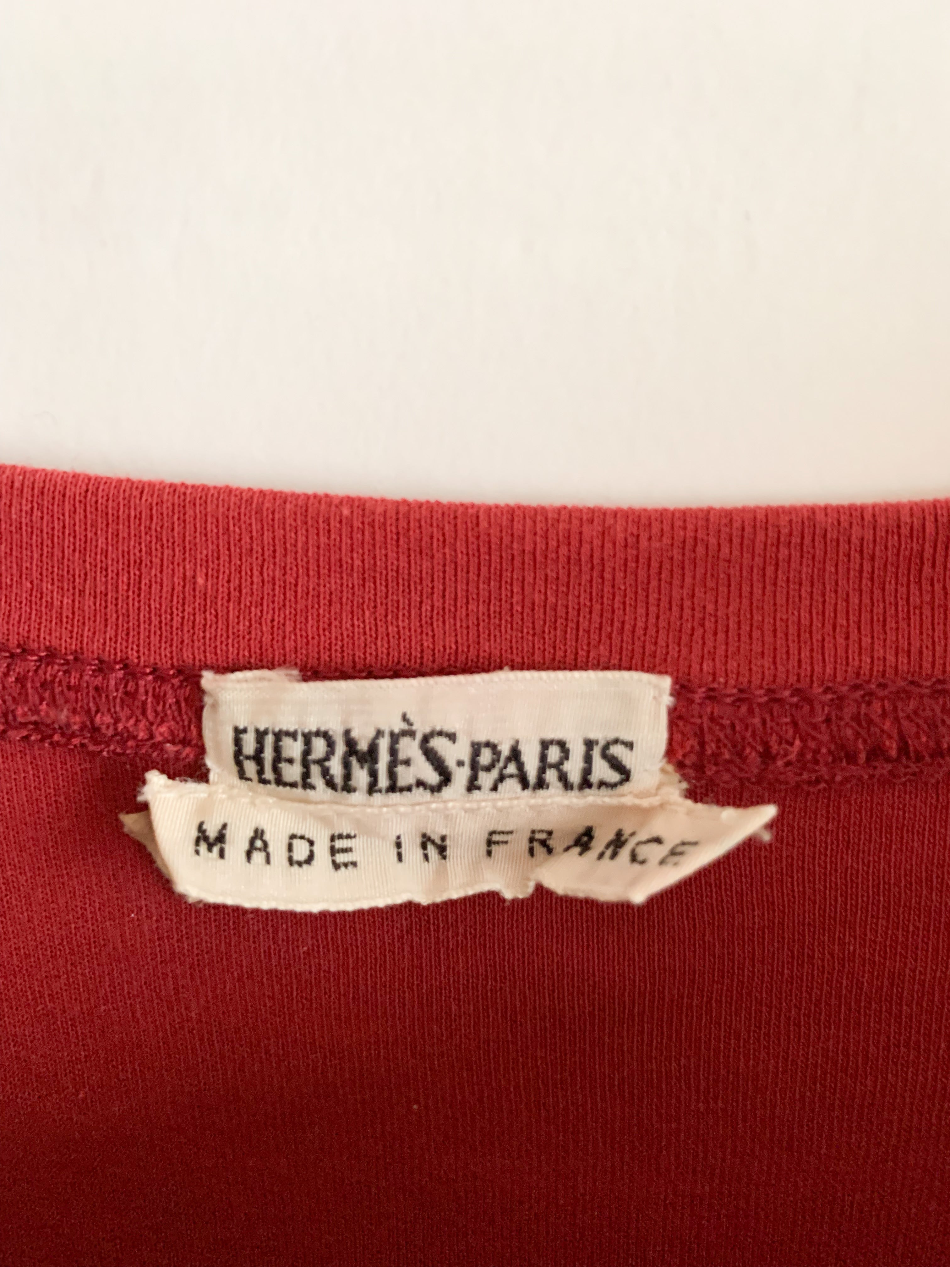 【 HERMES  】Margiela Design T-Shirts