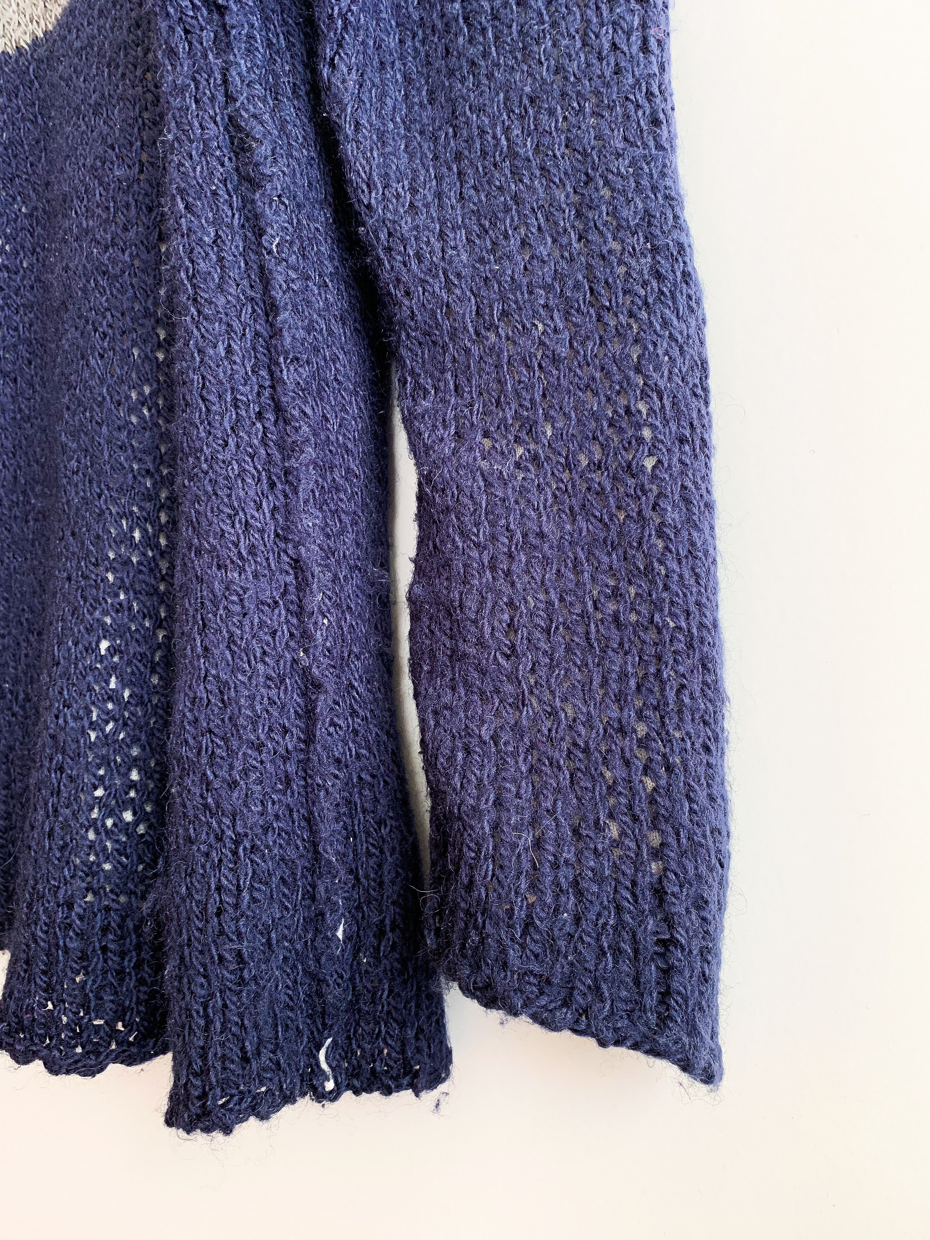 【 90s COMME des GARCONS HOMME HOMME 】Layered Style Knit