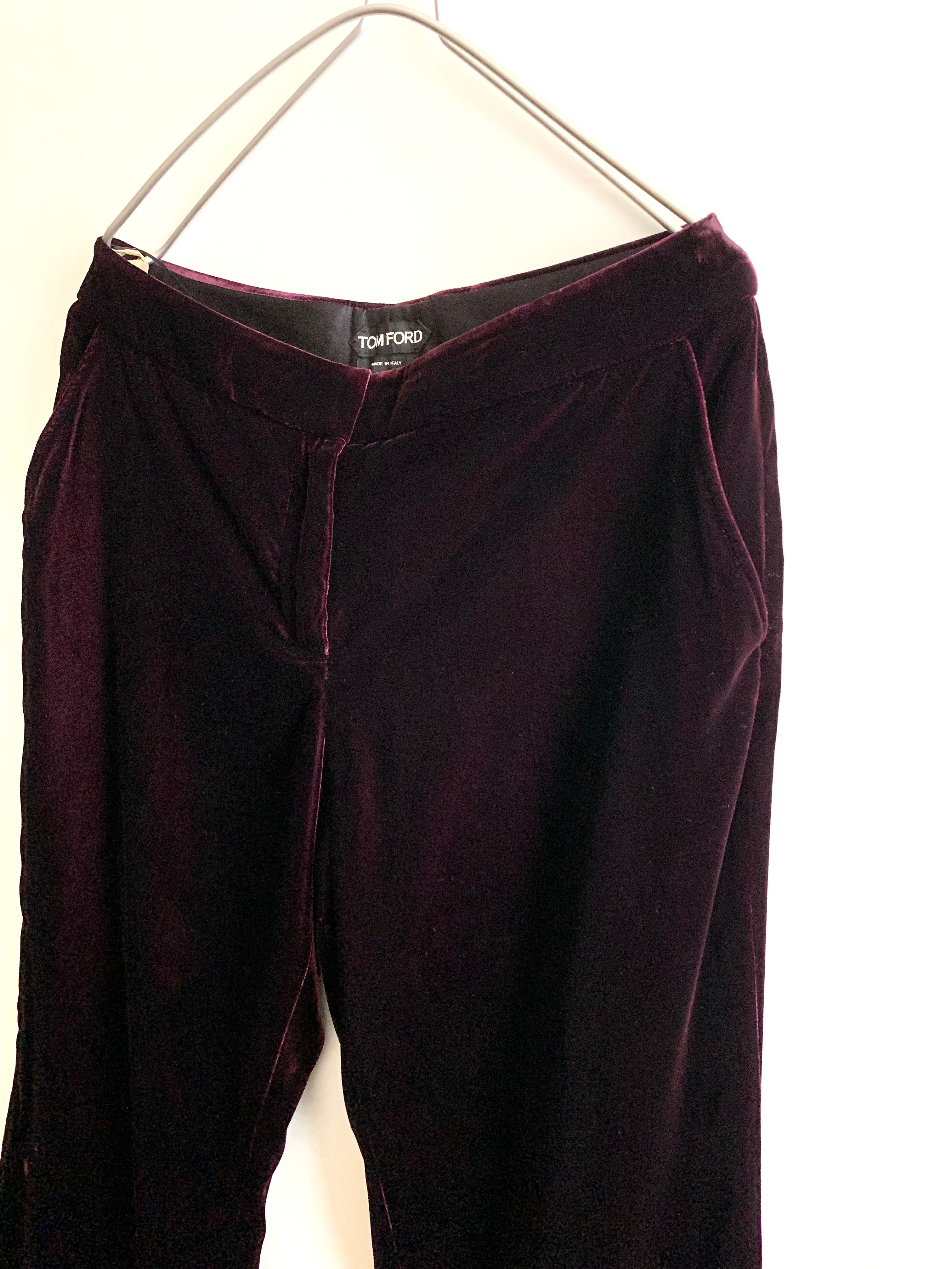 【 TOM FORD 】 Velvet Pants