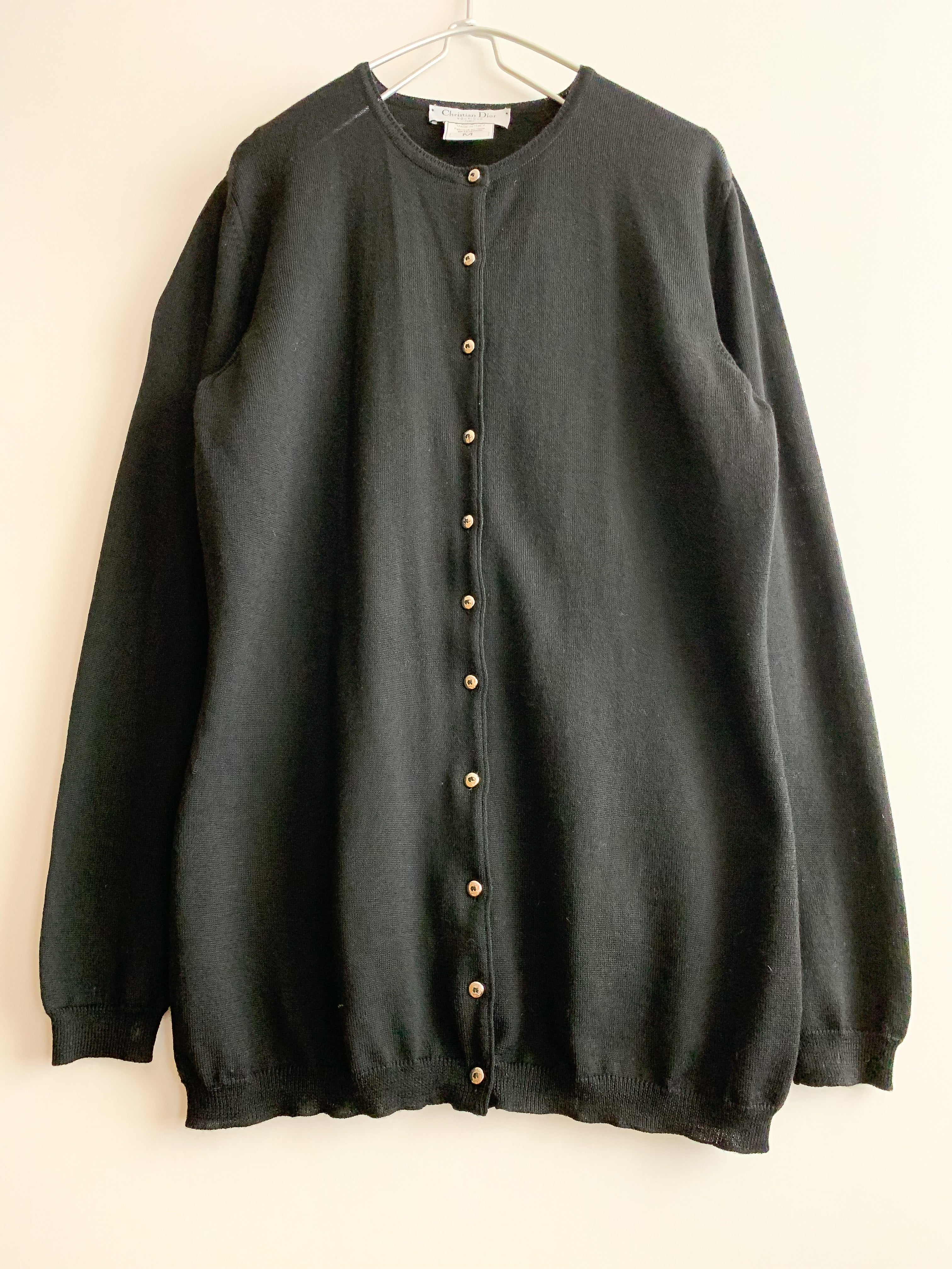 【 Christian Dior Bouticue 】Logo Botton Knit cardigan