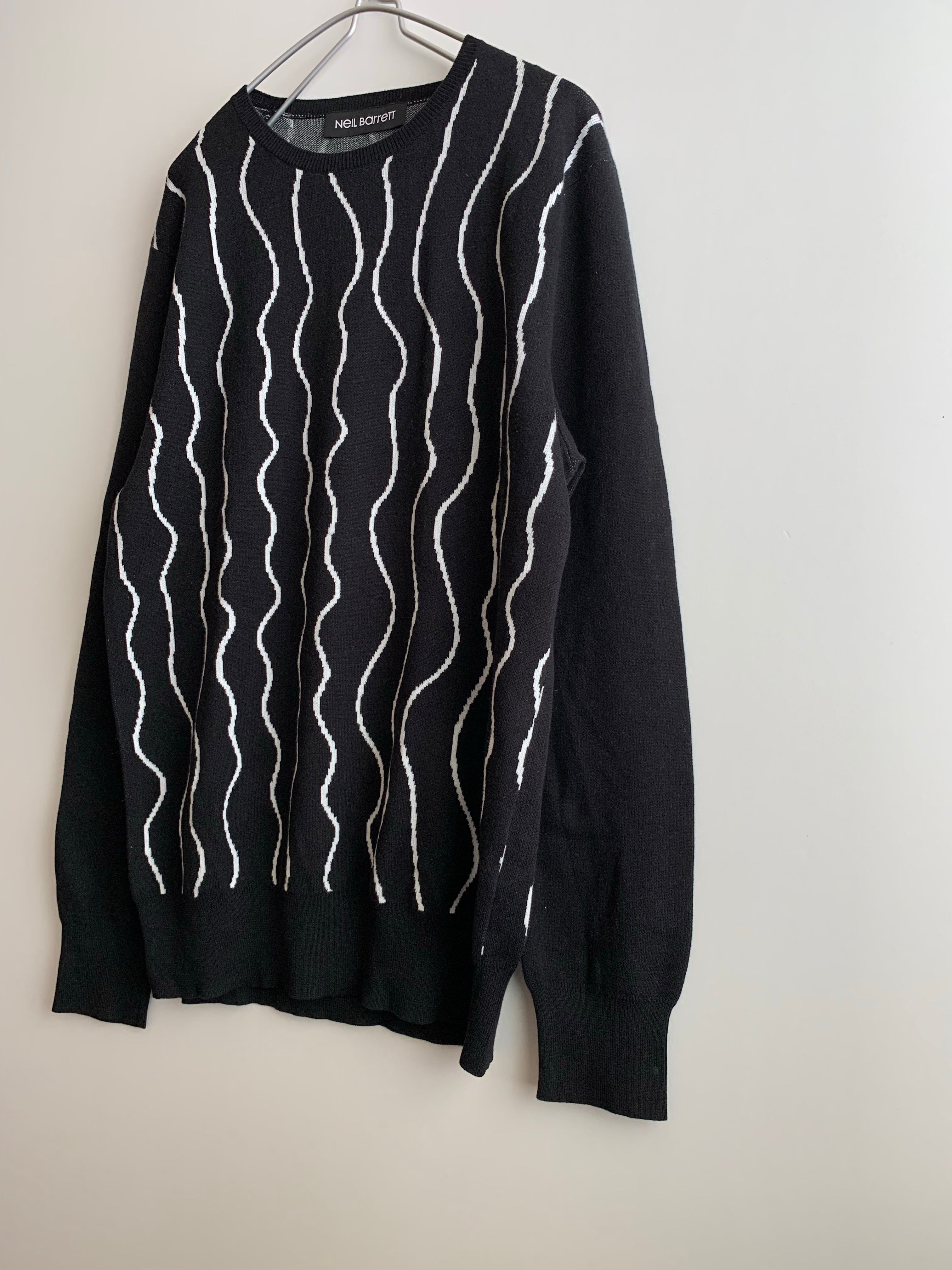 【 NeIL Barrett 】Thunderbolt Knit