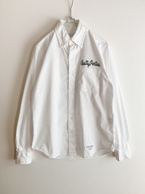 【 WACKO MARIA 】MARIA Print white Shirts