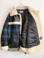 画像をギャラリービューアに読み込む, 【 COACH 】 leather×wool Lunch coat

