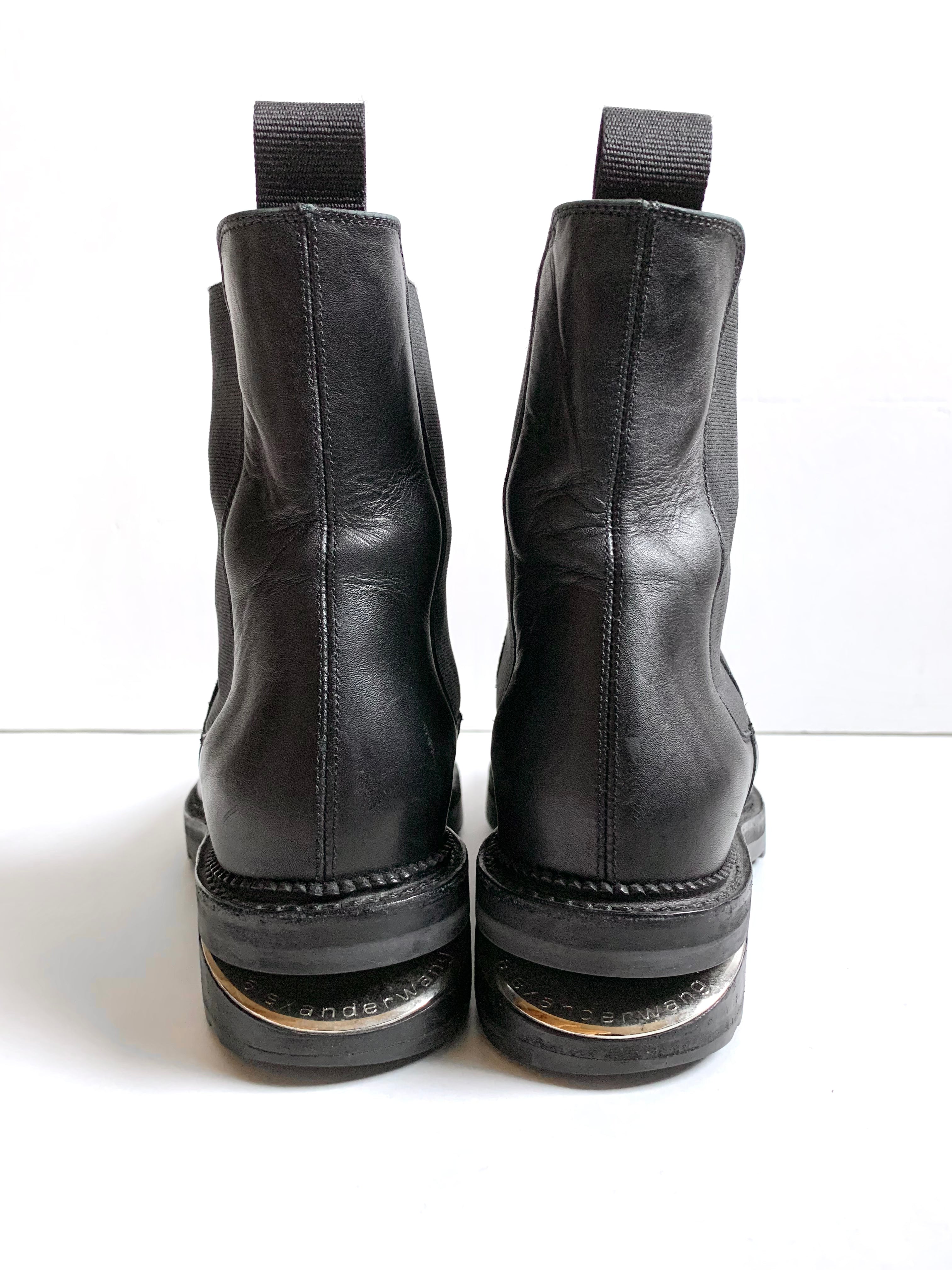 【 ALEXANDER WANG 】"ANDY" Side gora Design Boots