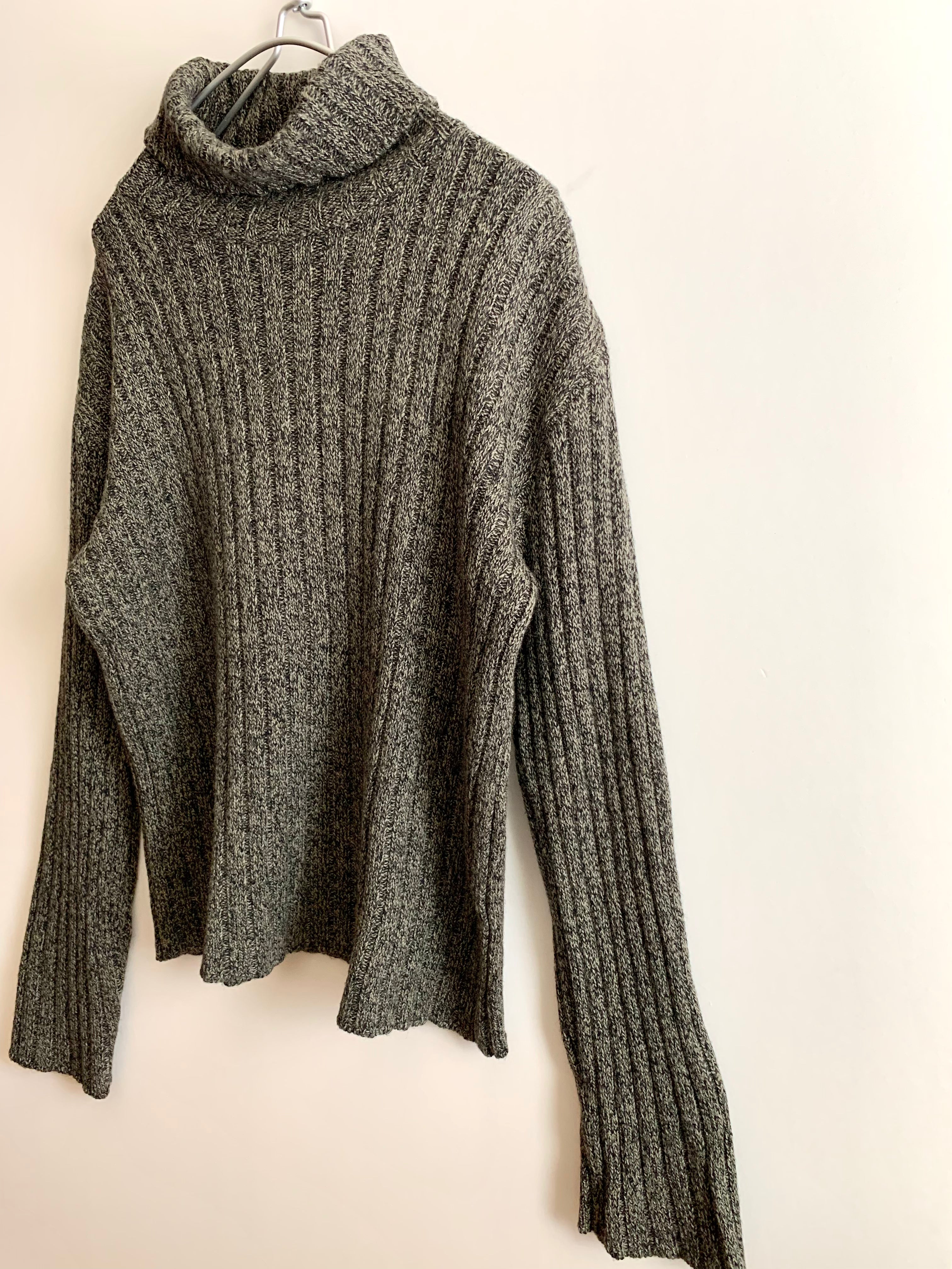 【 90s agnès b. HOMME 】Turtleneck Rib Knit
