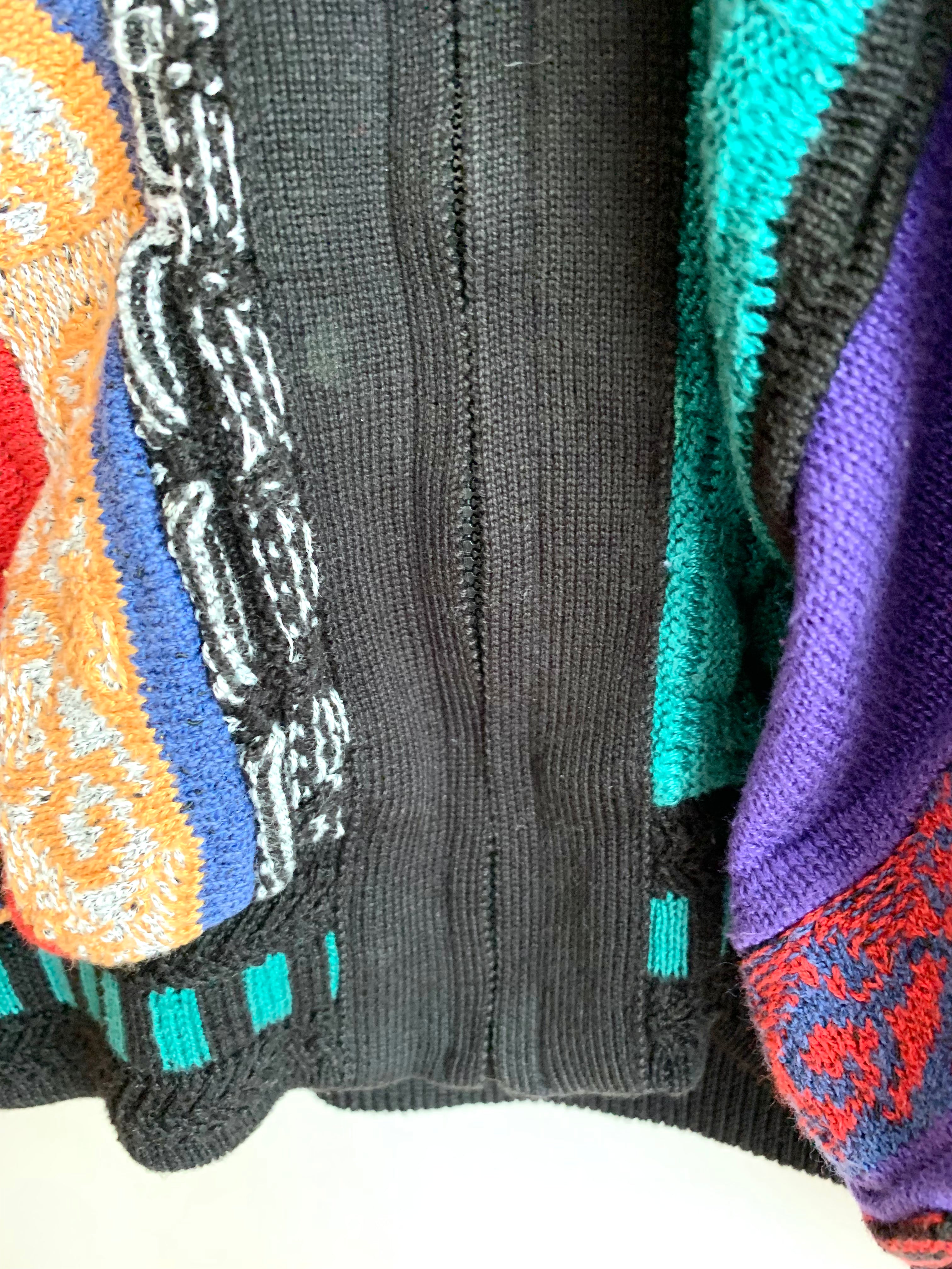 【 90s Vintage 】 3D Knit Jacket