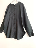 画像をギャラリービューアに読み込む, 【 GIVENCHY 】Linen Stand Collar Long sleeve Shirts
