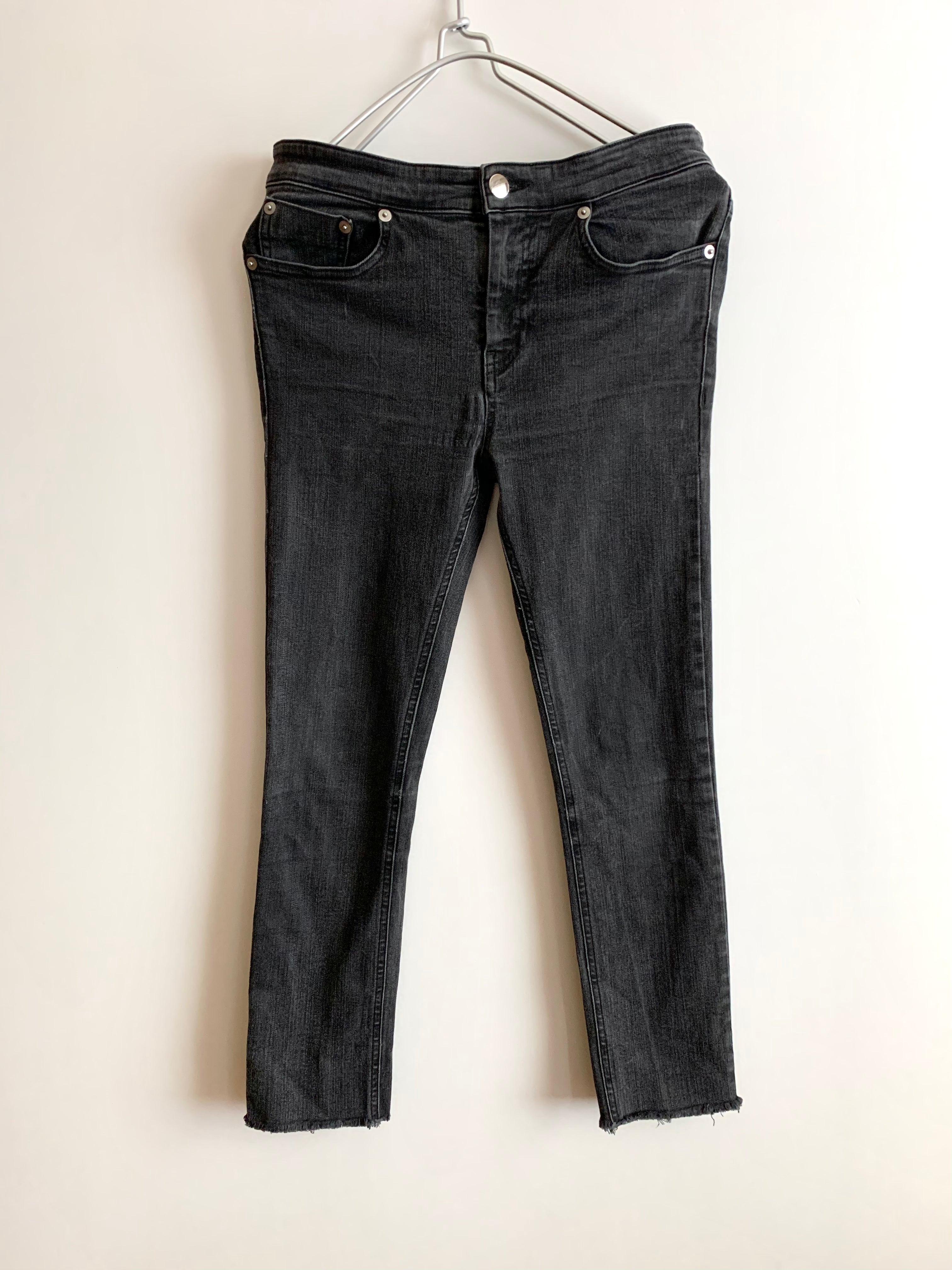 【 MM6 Maison Margiela 】Black skinny Denim Pants