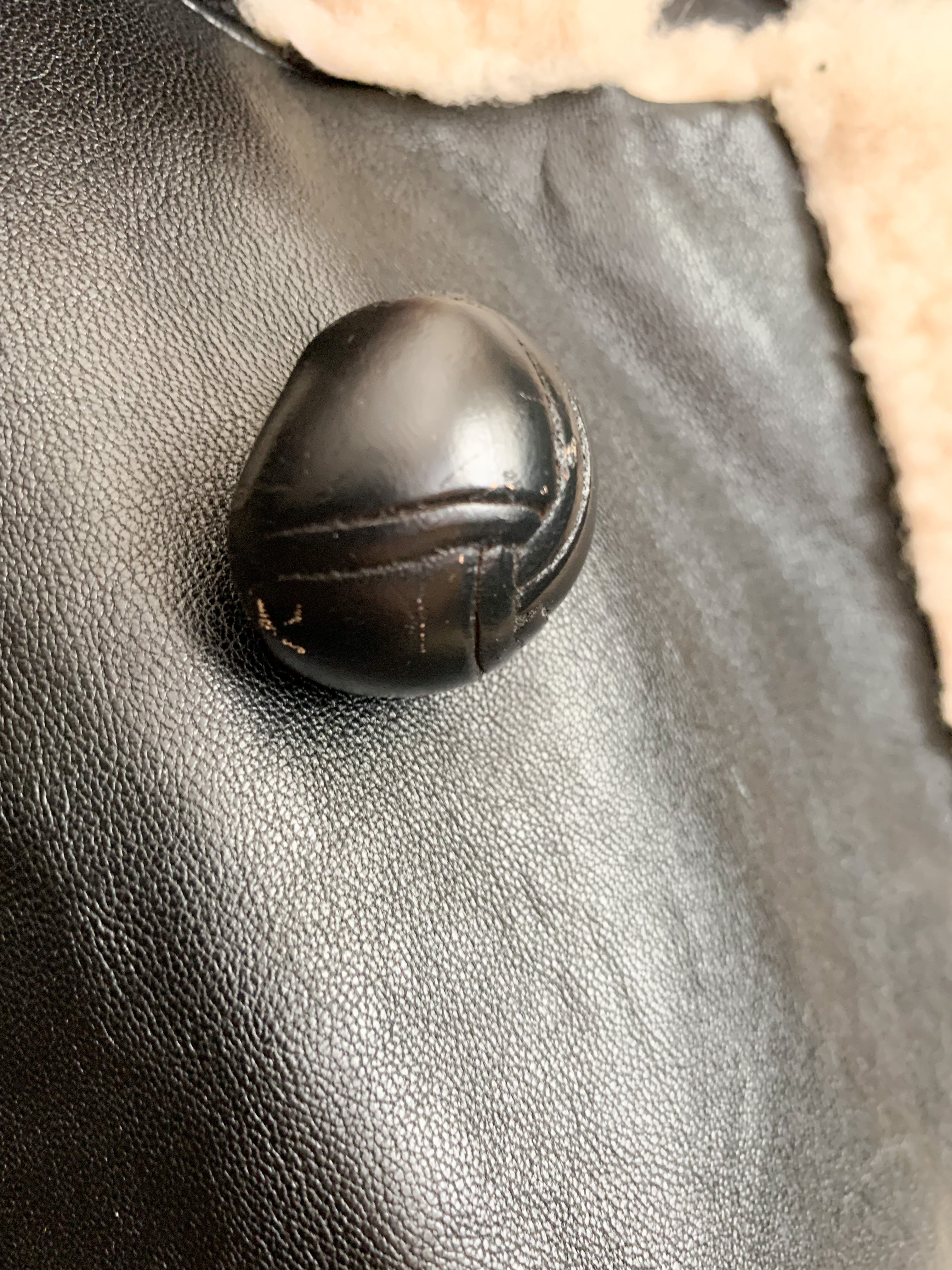 【 COACH 】 leather×wool Lunch coat