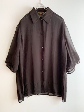 【 FENDI 】 See-through Short Sleeve Shirts