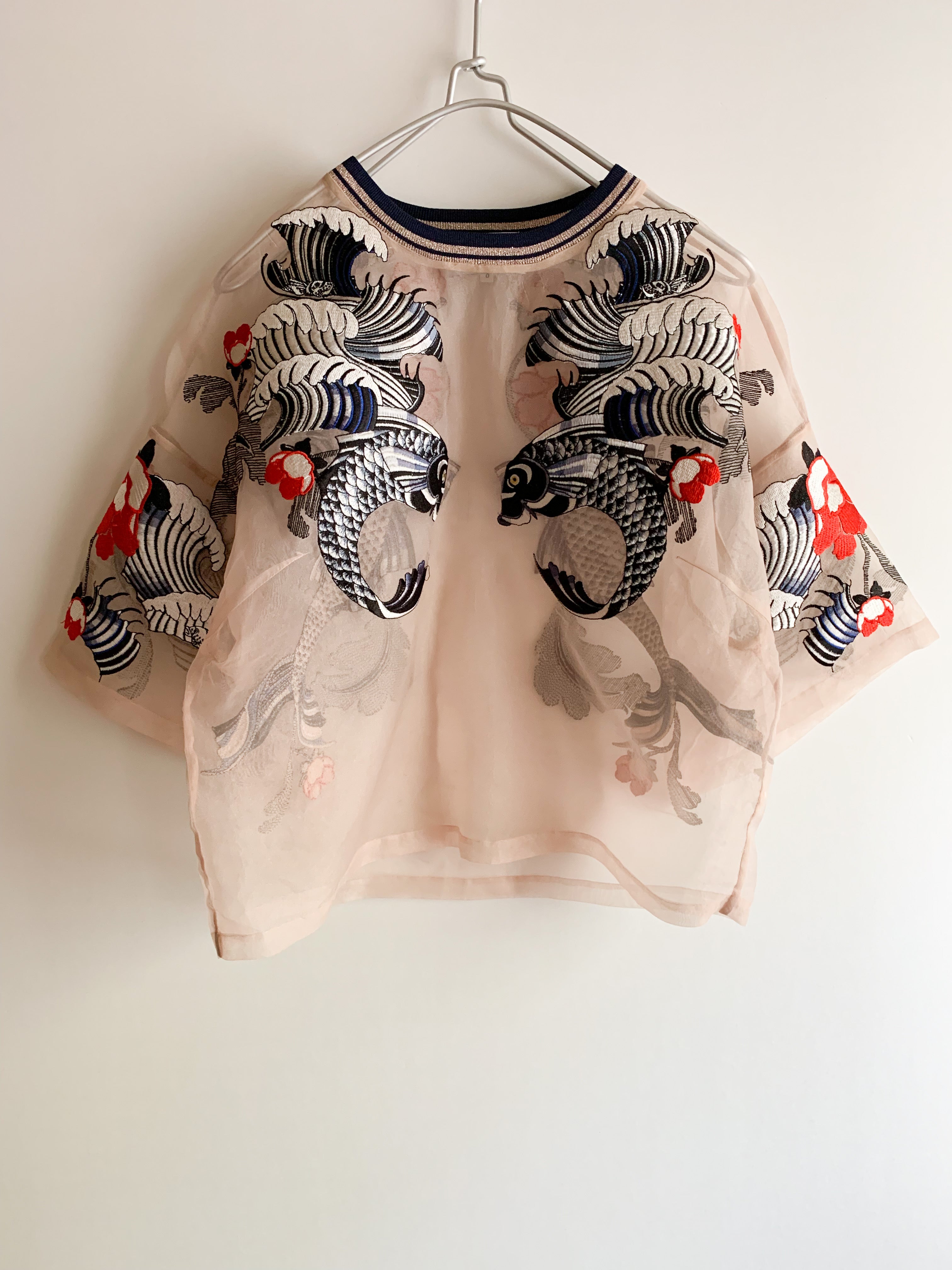 【 3.1 Phillip Lim 】Embroidered Tattoo Pull Over